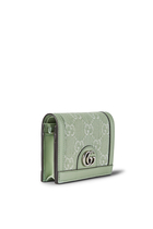 محفظة أوفيديا بتصميم حافظة بطاقات بحرفي شعار الماركة