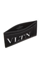 حافظة بطاقات فالنتينو غارافاني بطبعة شعار VLTN