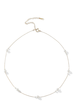 Kissing Double Akoya Pearl Necklace