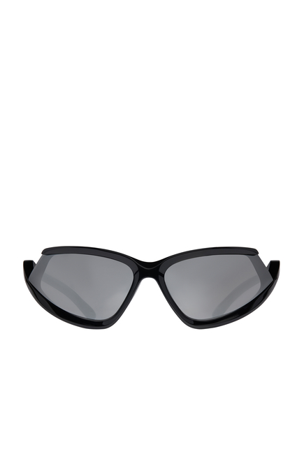 نظارة شمسية سايد إكسباندر بإطار بتصميم عين القطة