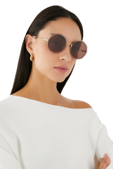 نظارة شمسية أونوريه بإطار معدن