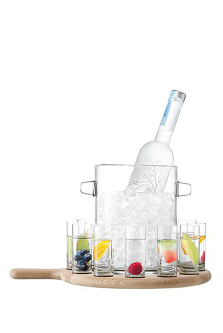 Paddle Ice Bucket + Glasses