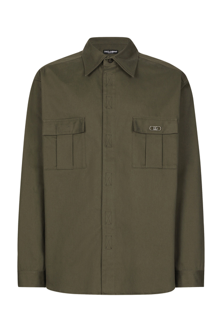 قميص قطن بجيوب