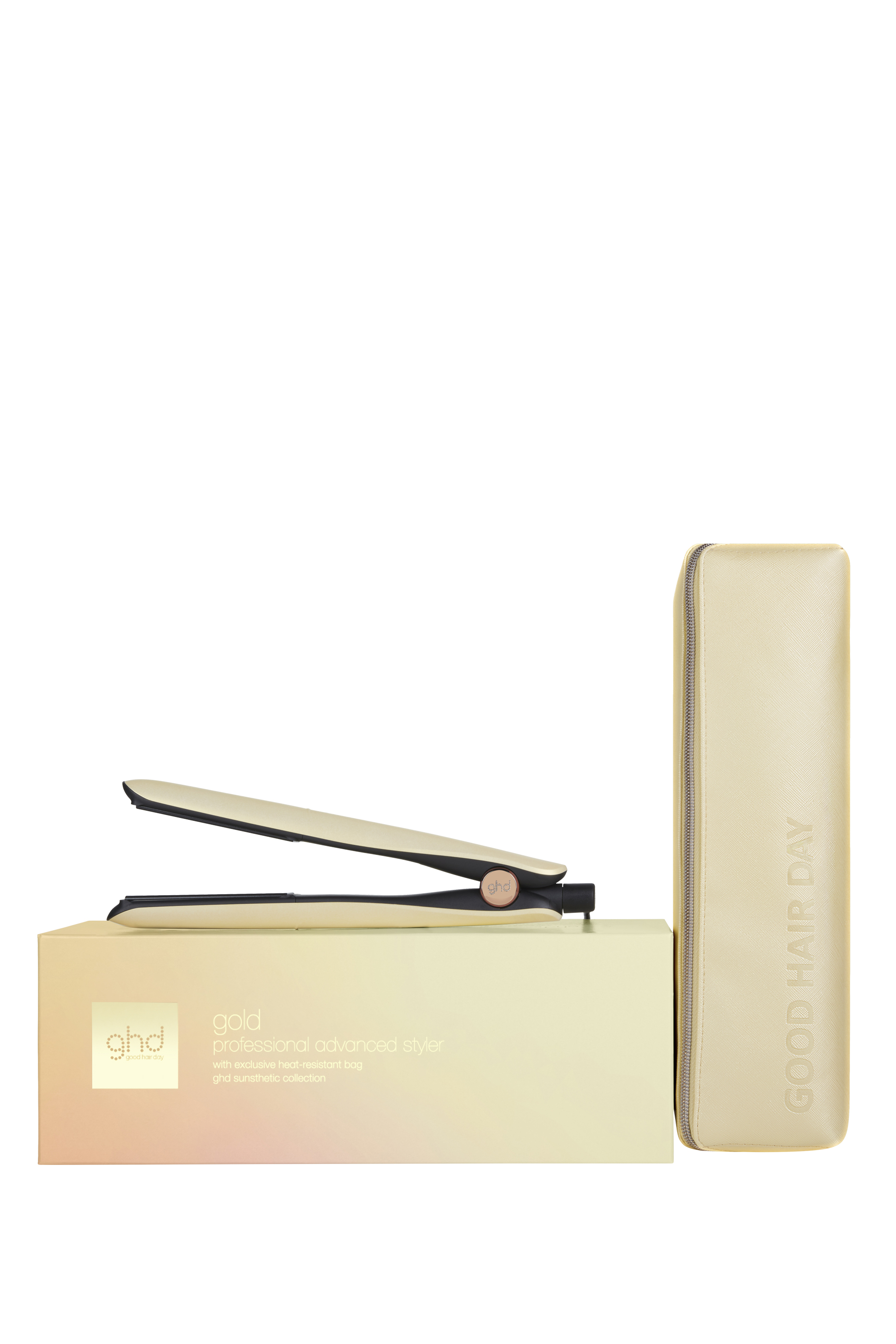 مكواة فرد الشعر سن كيسد جولد