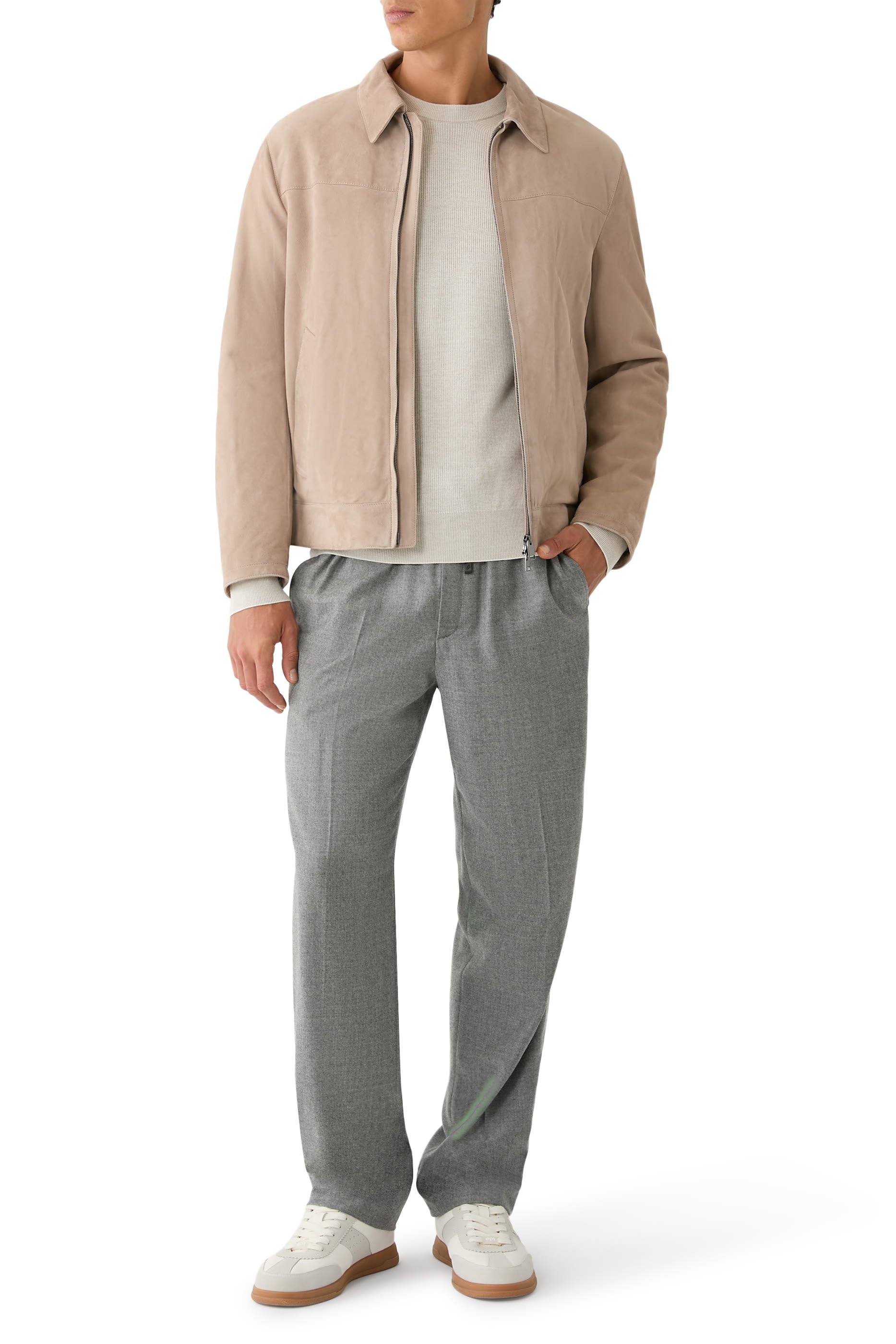 جاكيت جلد شمواه