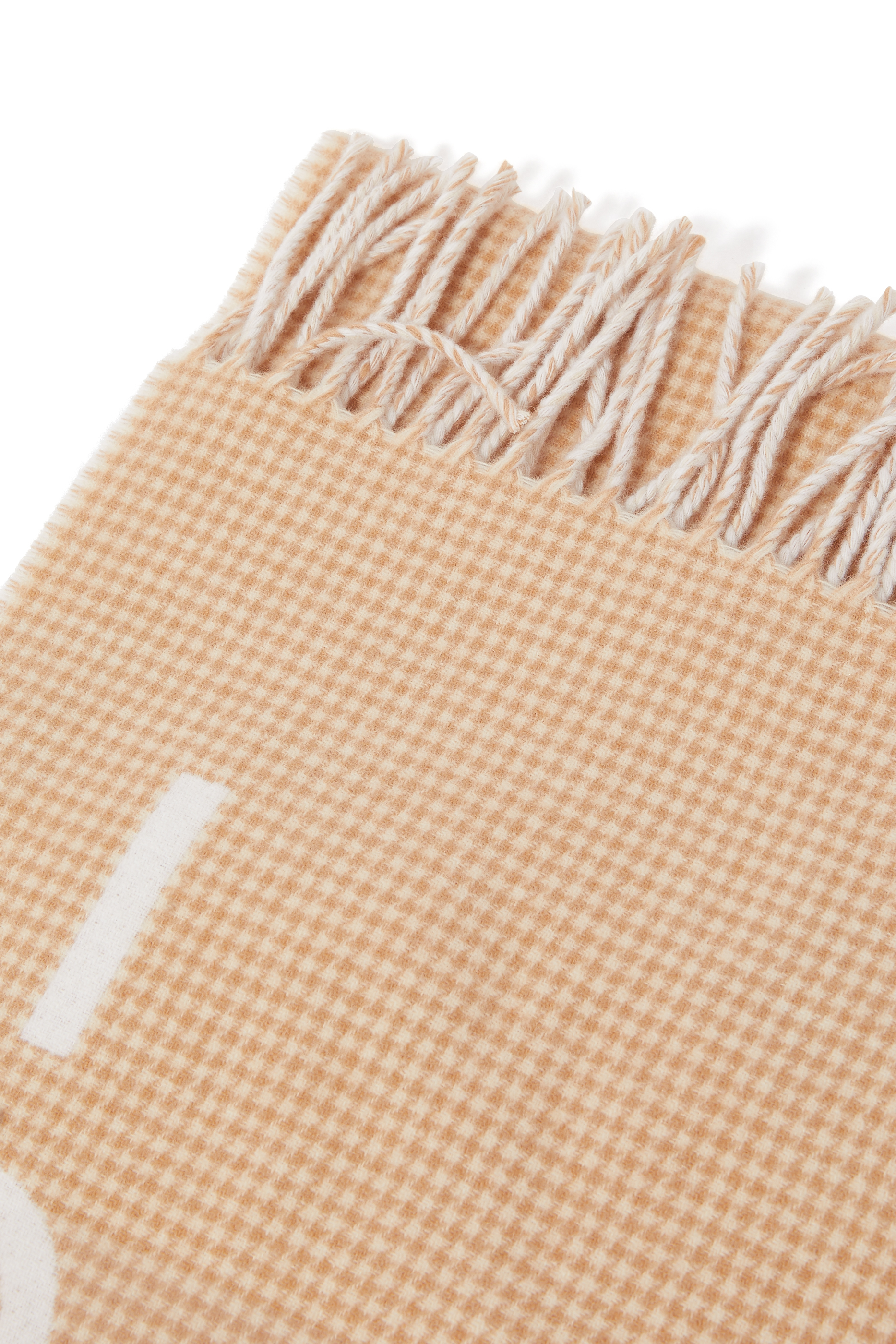 وشاح بطبعة شعار الماركة صوف كشمير