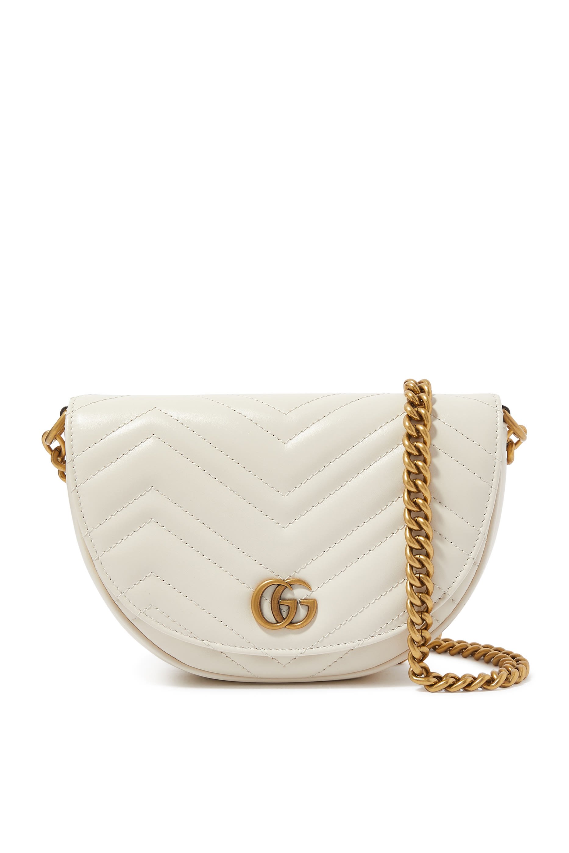 GG Marmot Matelass&eacute; Chain Mini Bag