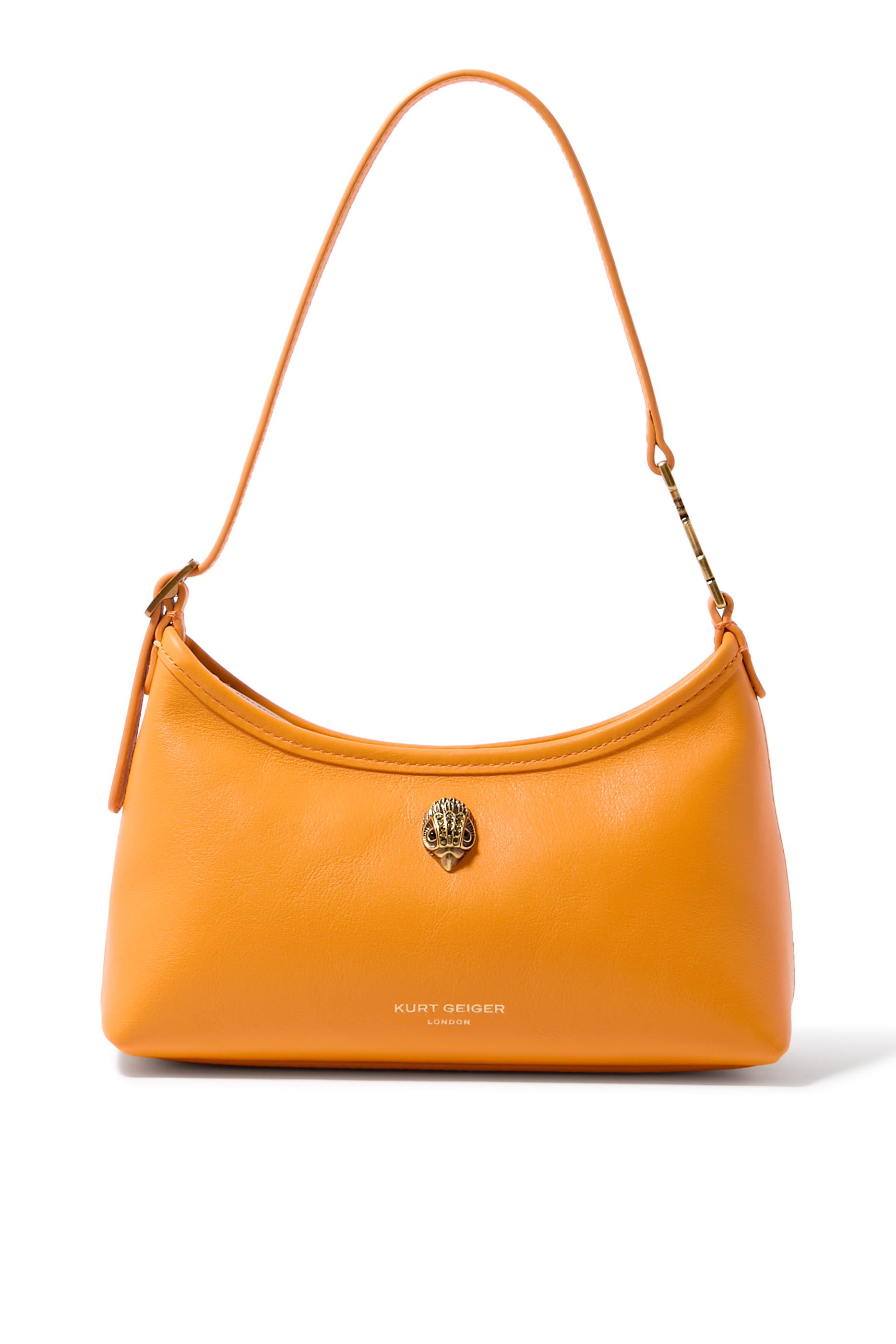 حقيبة بحمالة وشعار الماركة