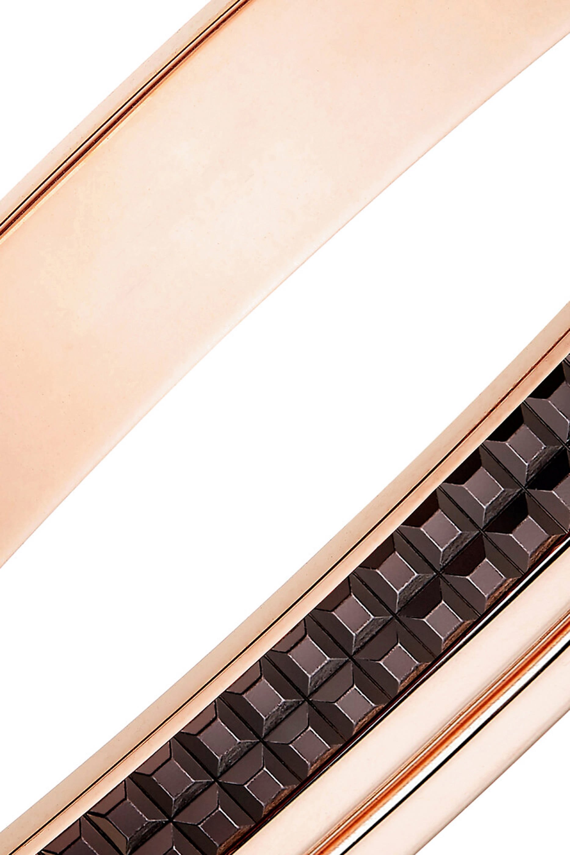 سوار كاتر إصدار وايت سيراميك وذهب مختلط عيار 18