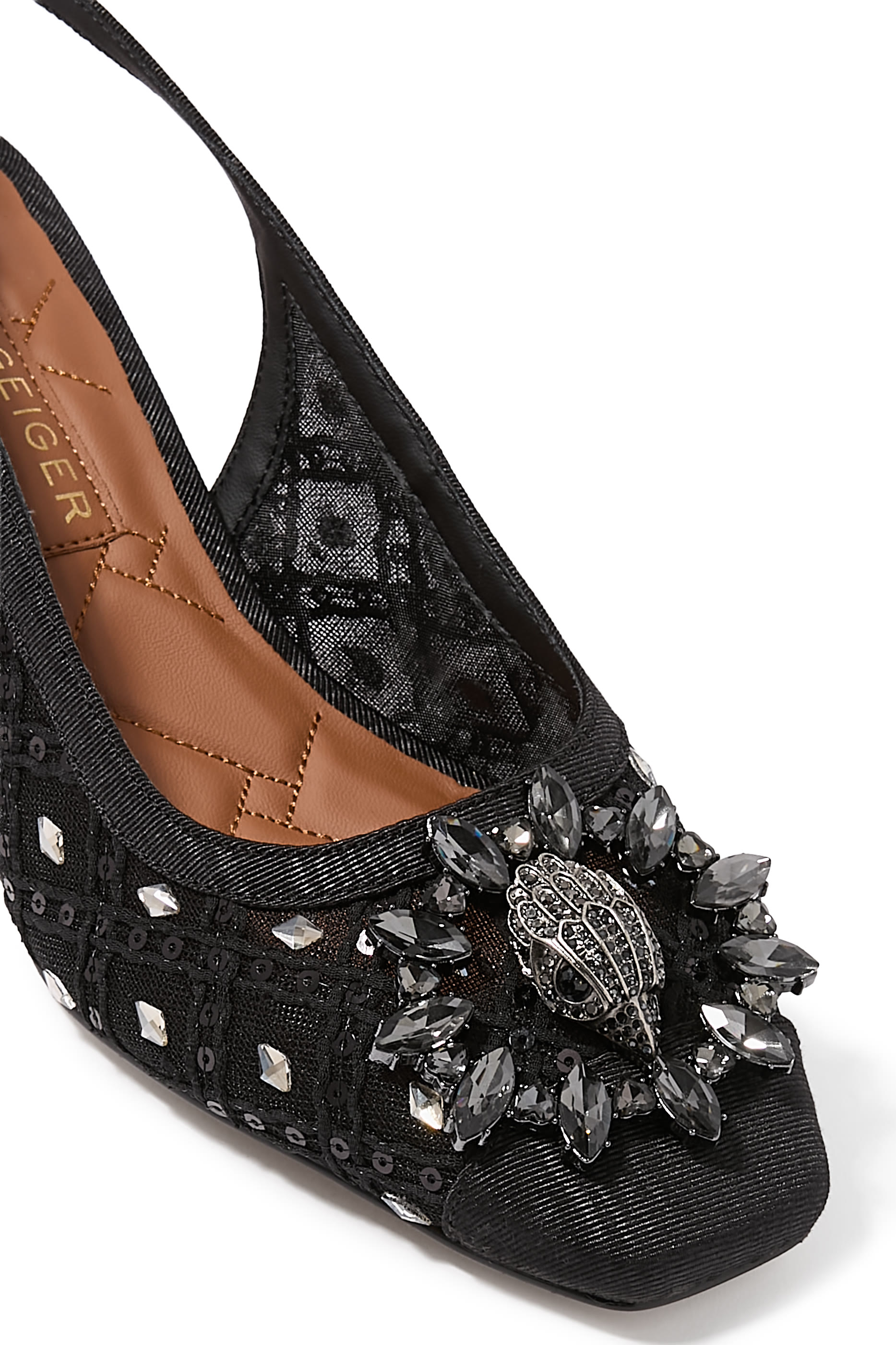 حذاء تشيلسي 60 مفتوح من الخلف بكعب عريض وسير خلفي 