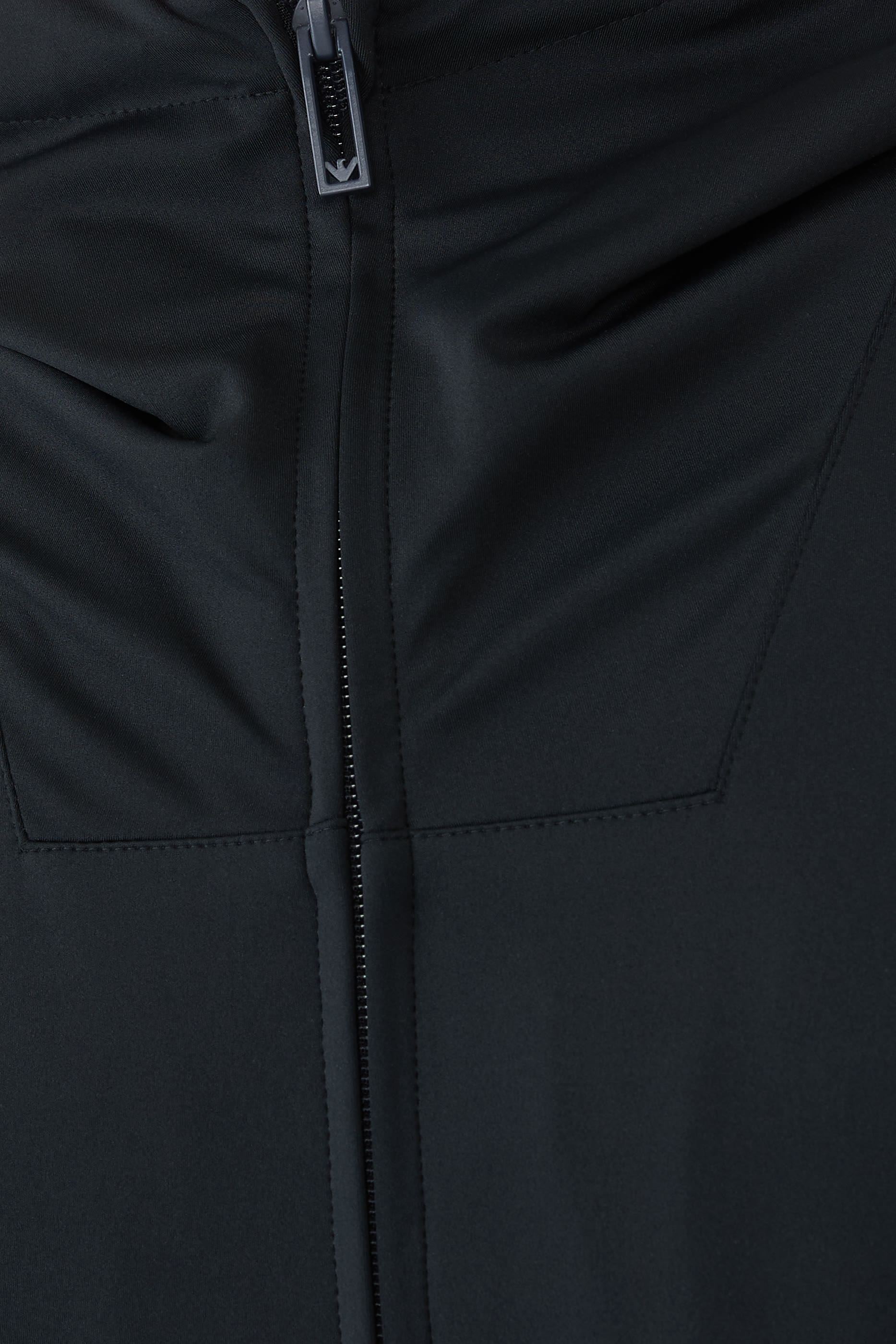 Stretch-Nylon Hooded Blouson 