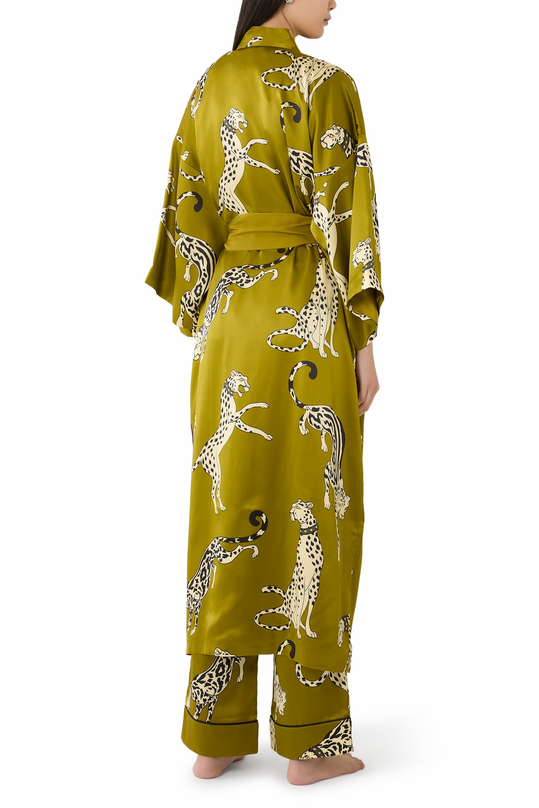 Queenie Chanson Leopard Robe 