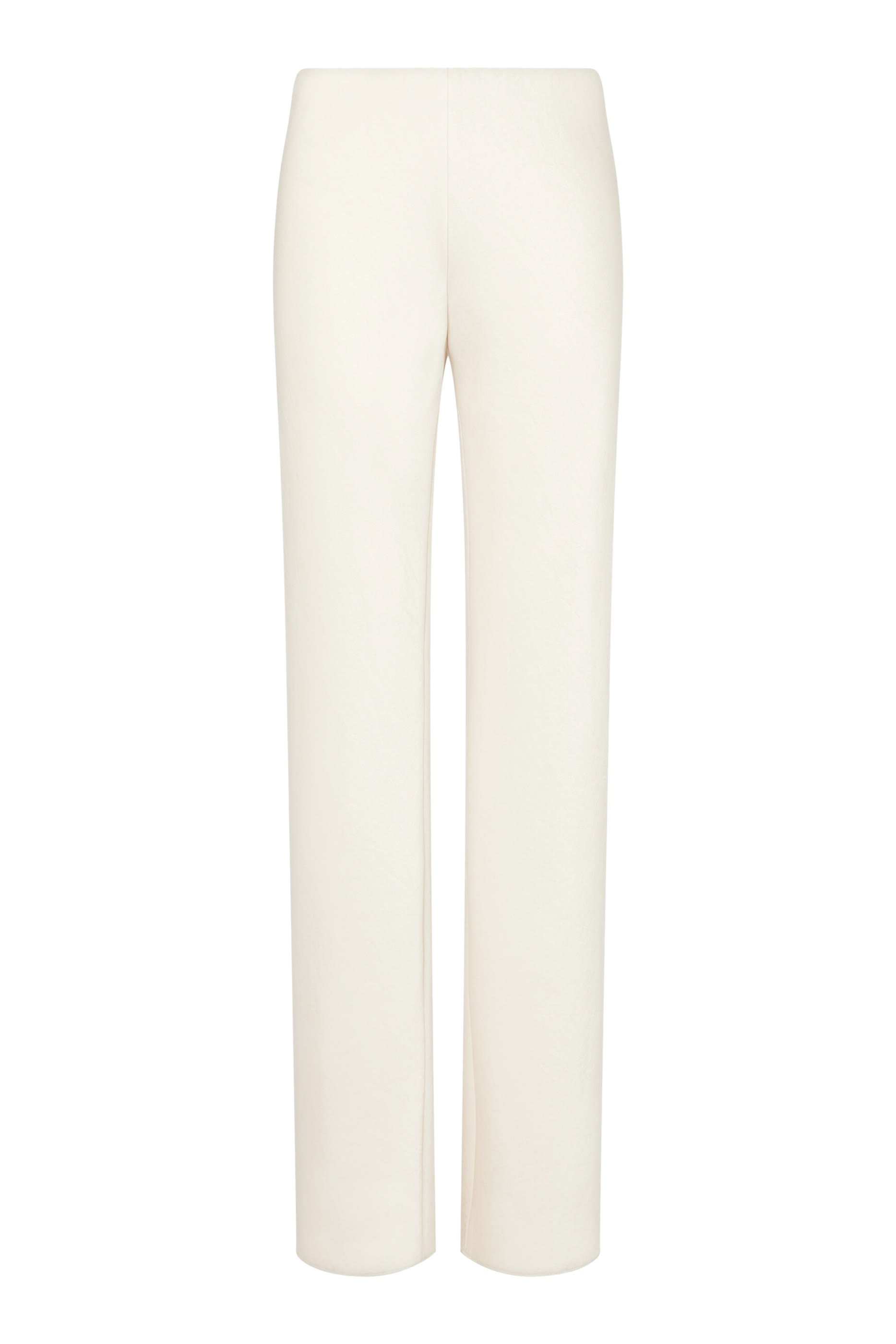 بنطال بياس بقصة واسعة ساتان