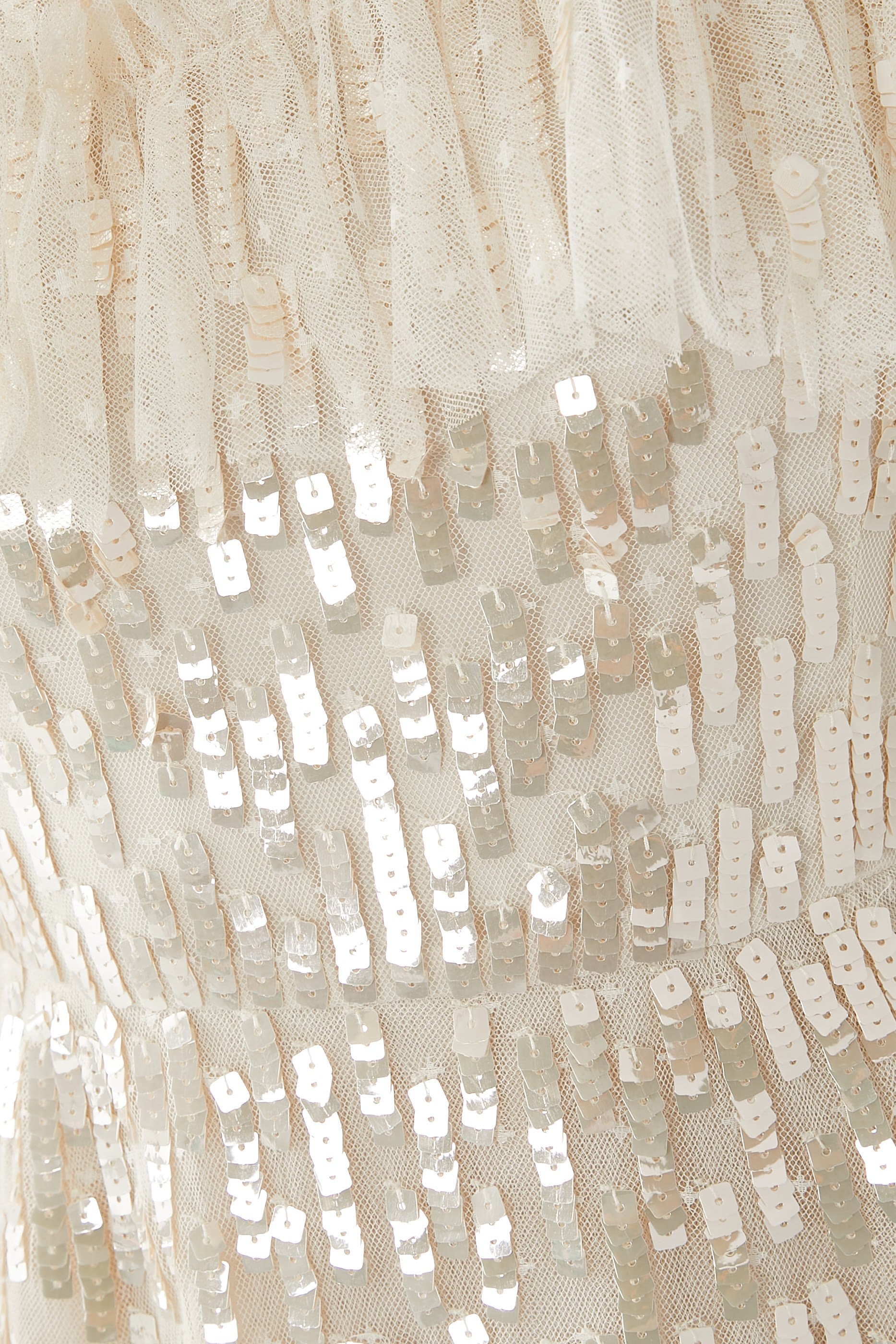 فستان سهرة داش بطول الكاحل بكاب مزين بالترتر