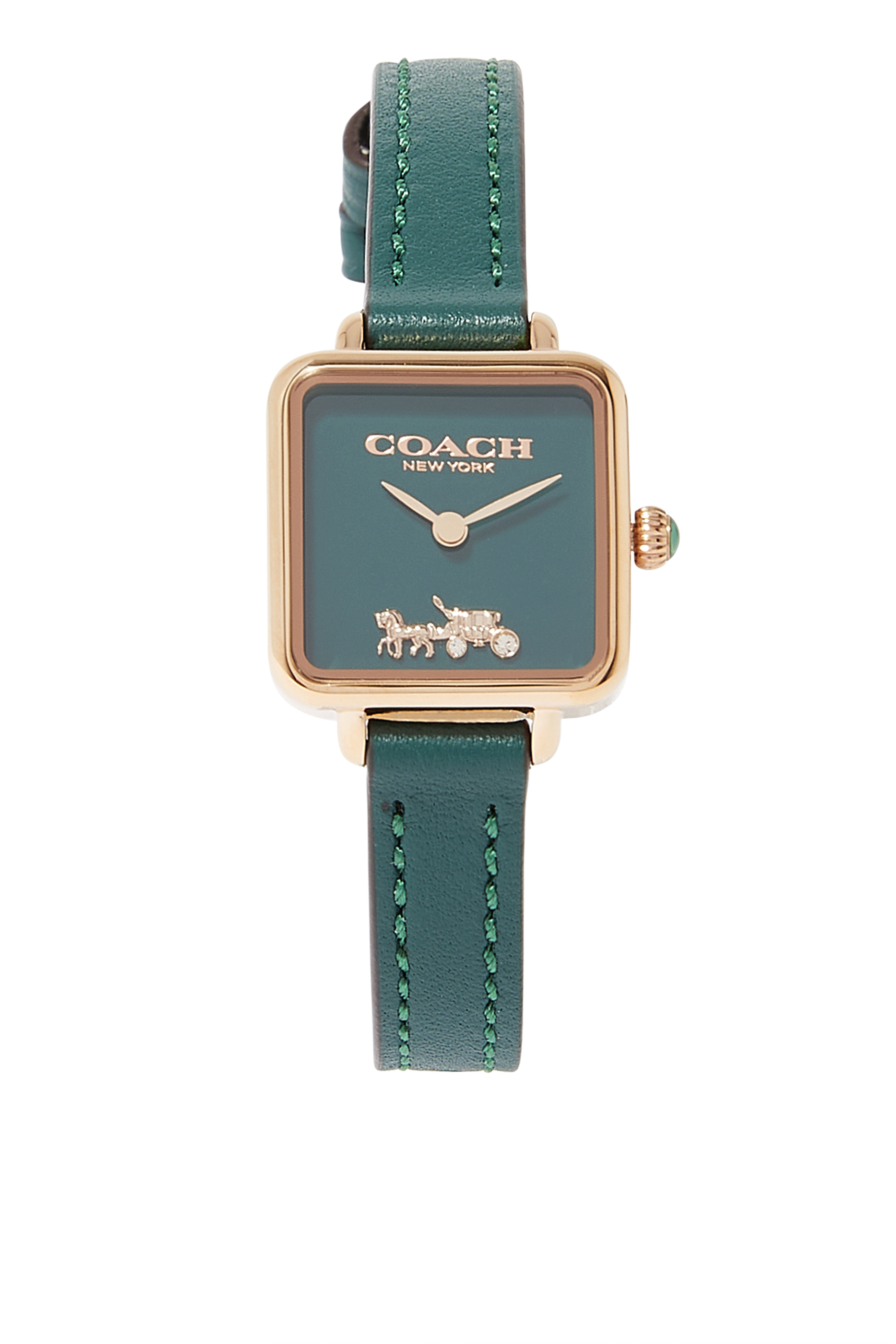 ساعة كاس 22 مم بسوار جلد