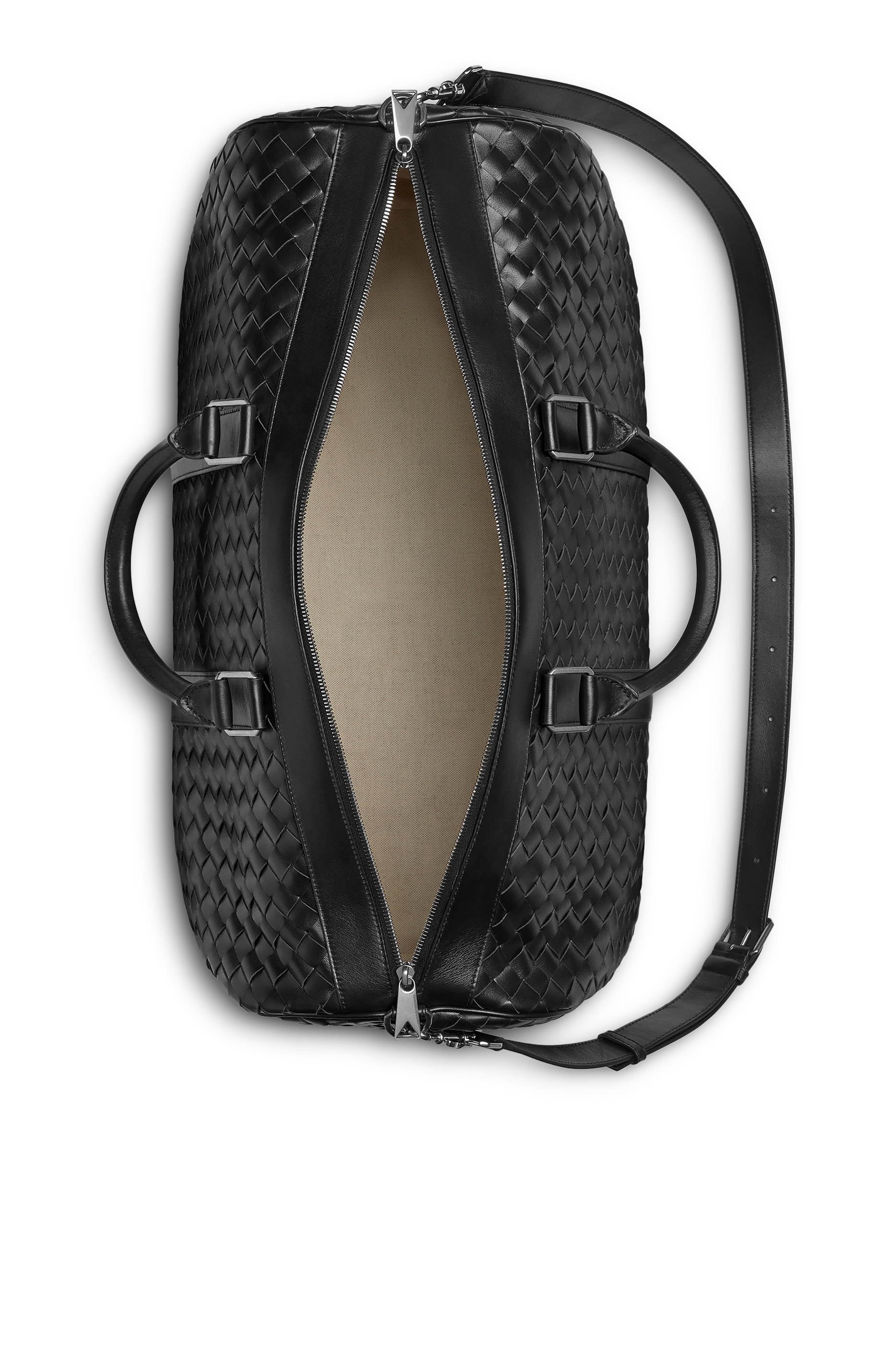 حقيبة دافل للكابينة بتصميم مجدول