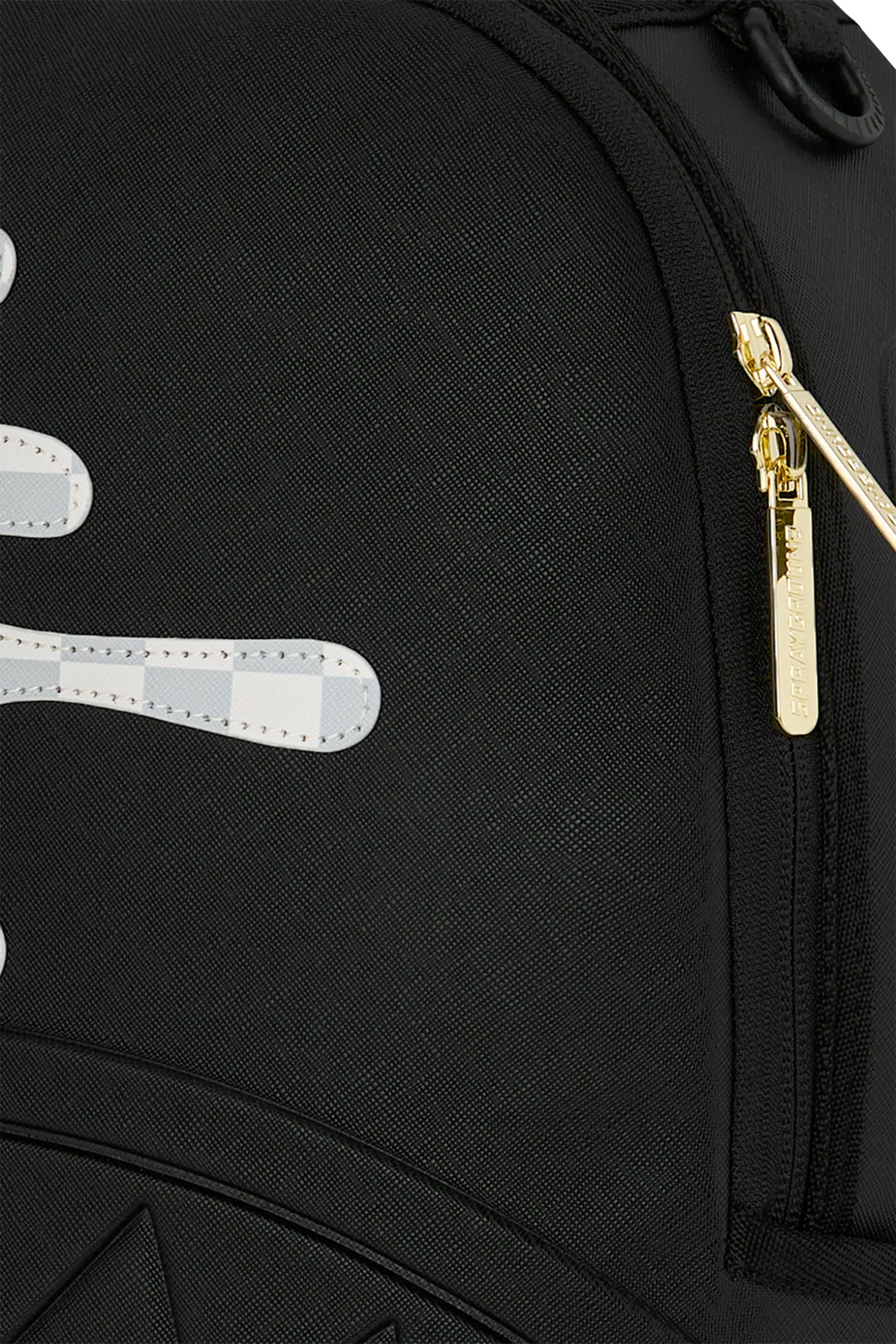 حقيبة ظهر بنقشة مربعات برسومات على الجانب للأطفال