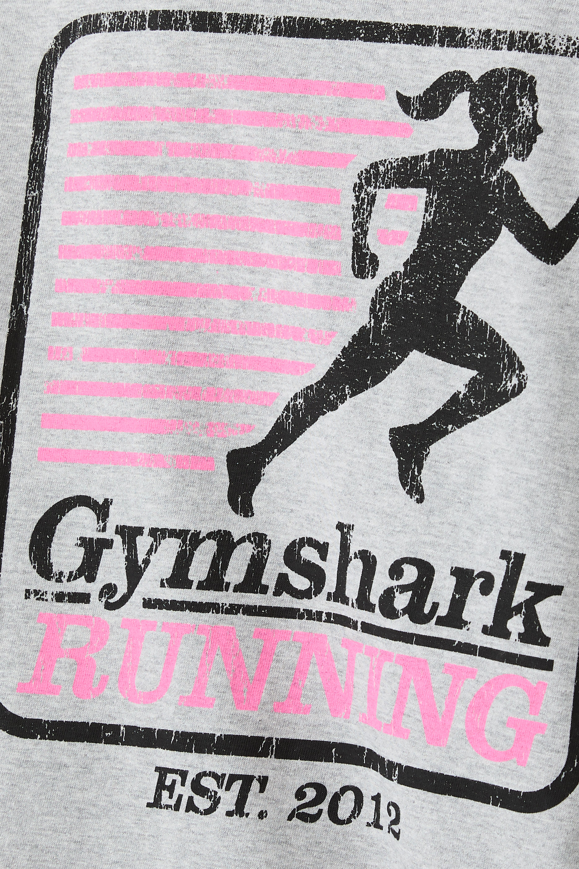 تيشيرت ران كلوب بطبعة غرافيكية وأكمام قصيرة