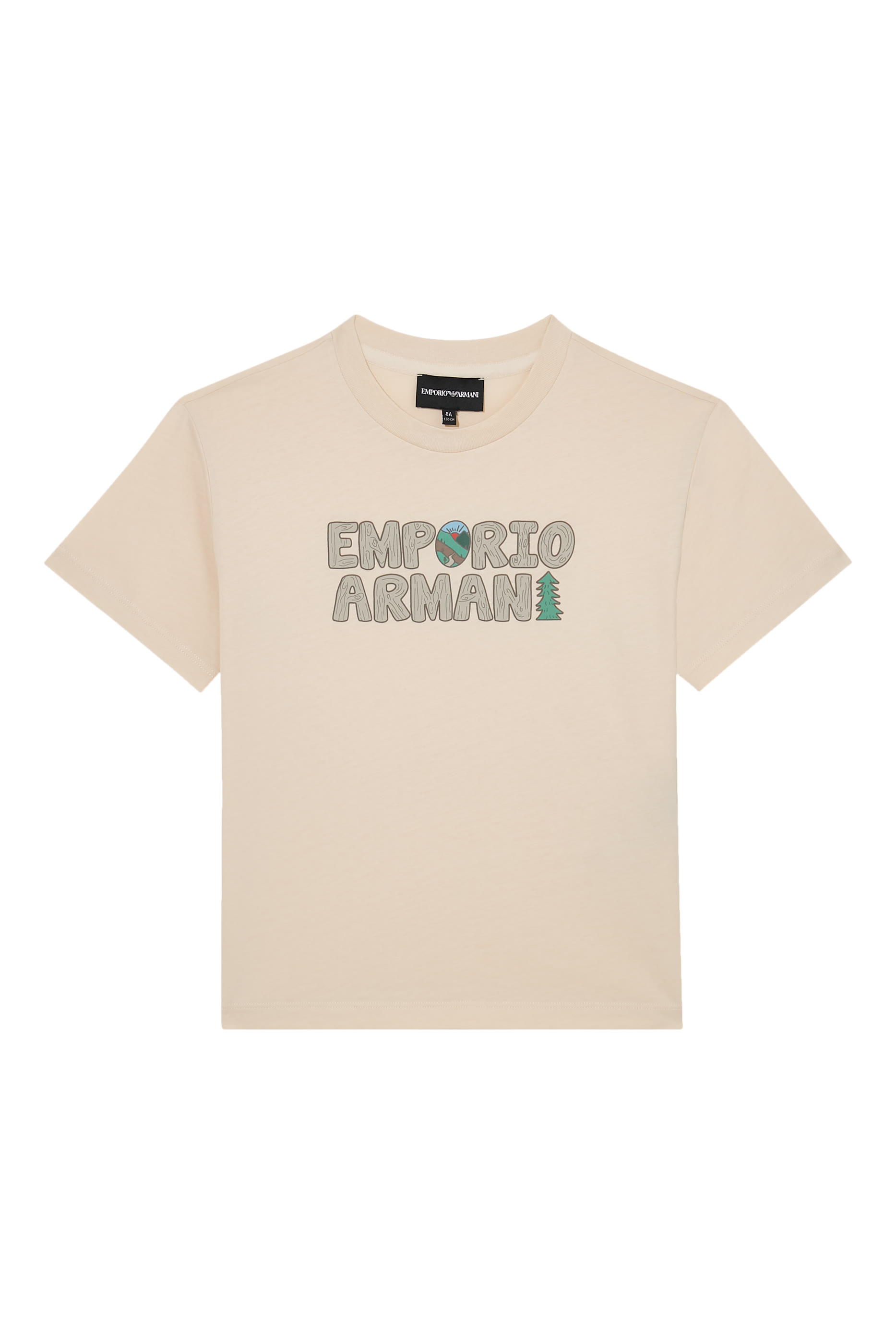 تيشيرت بشعار الماركة جرسيه للأطفال