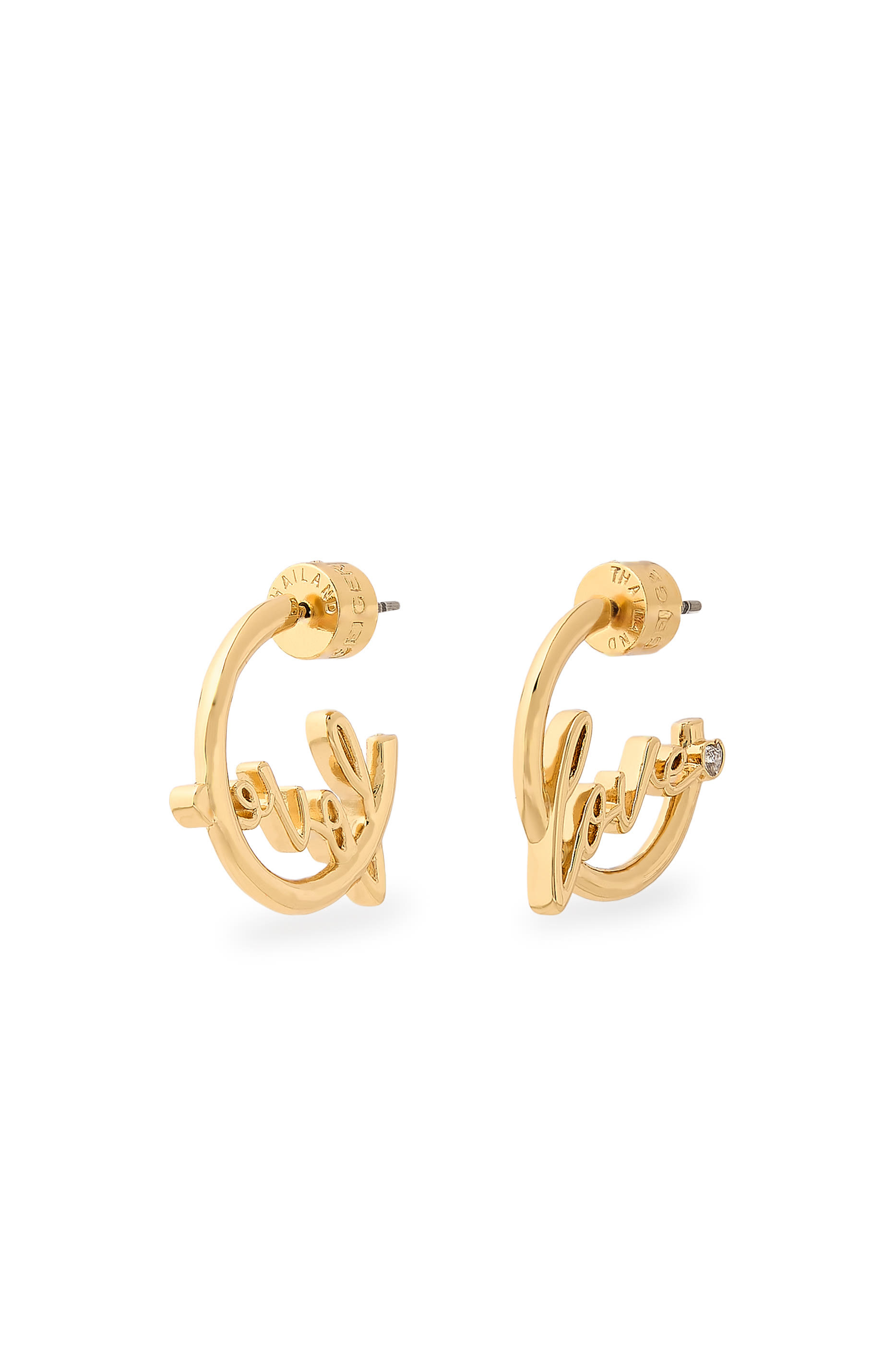 أقراط لوف دائرية صغيرة