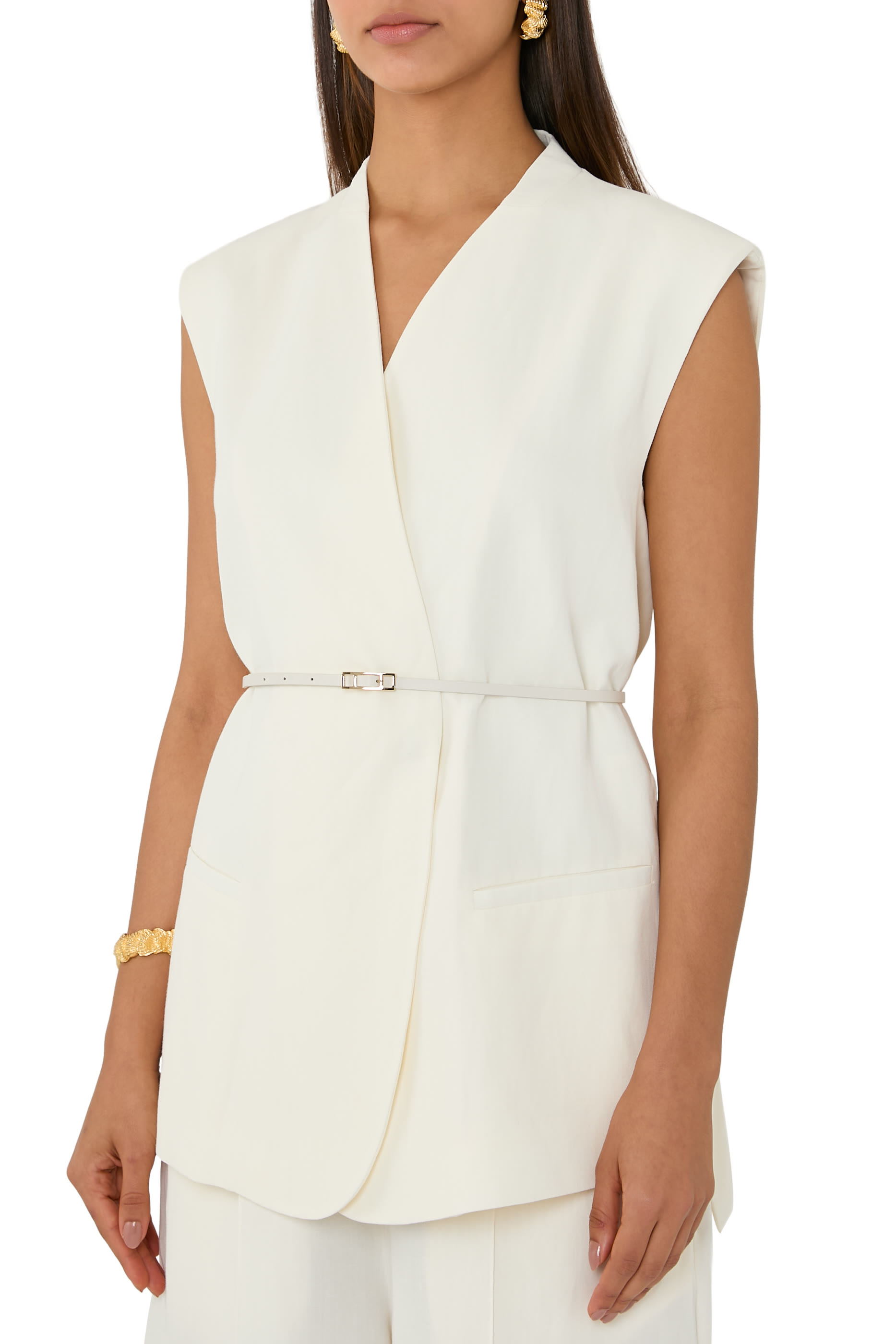 فيست بصفي أزرار بلا أكمام