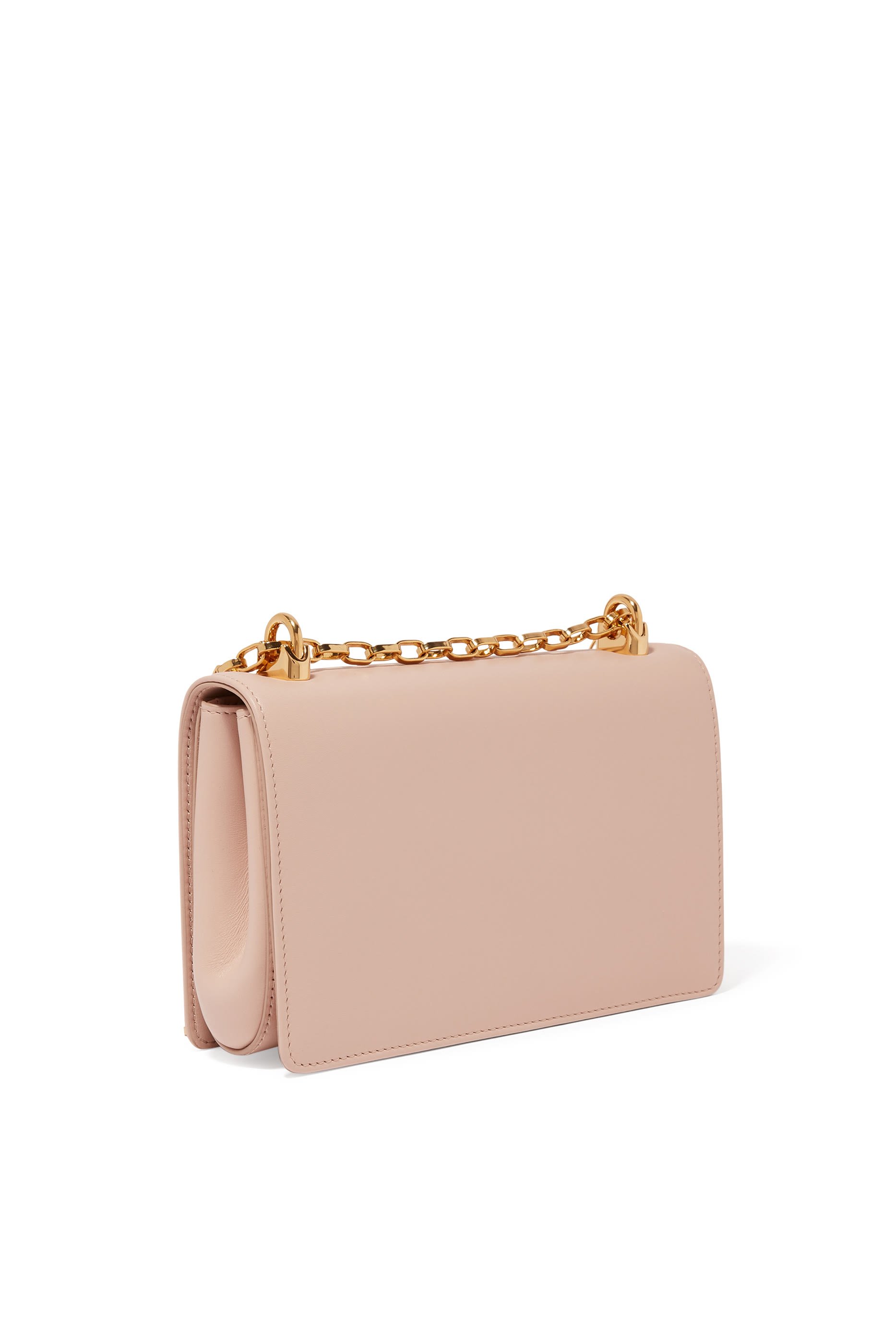 حقيبة كتف جيرلز بشعار الماركة جلد نابا