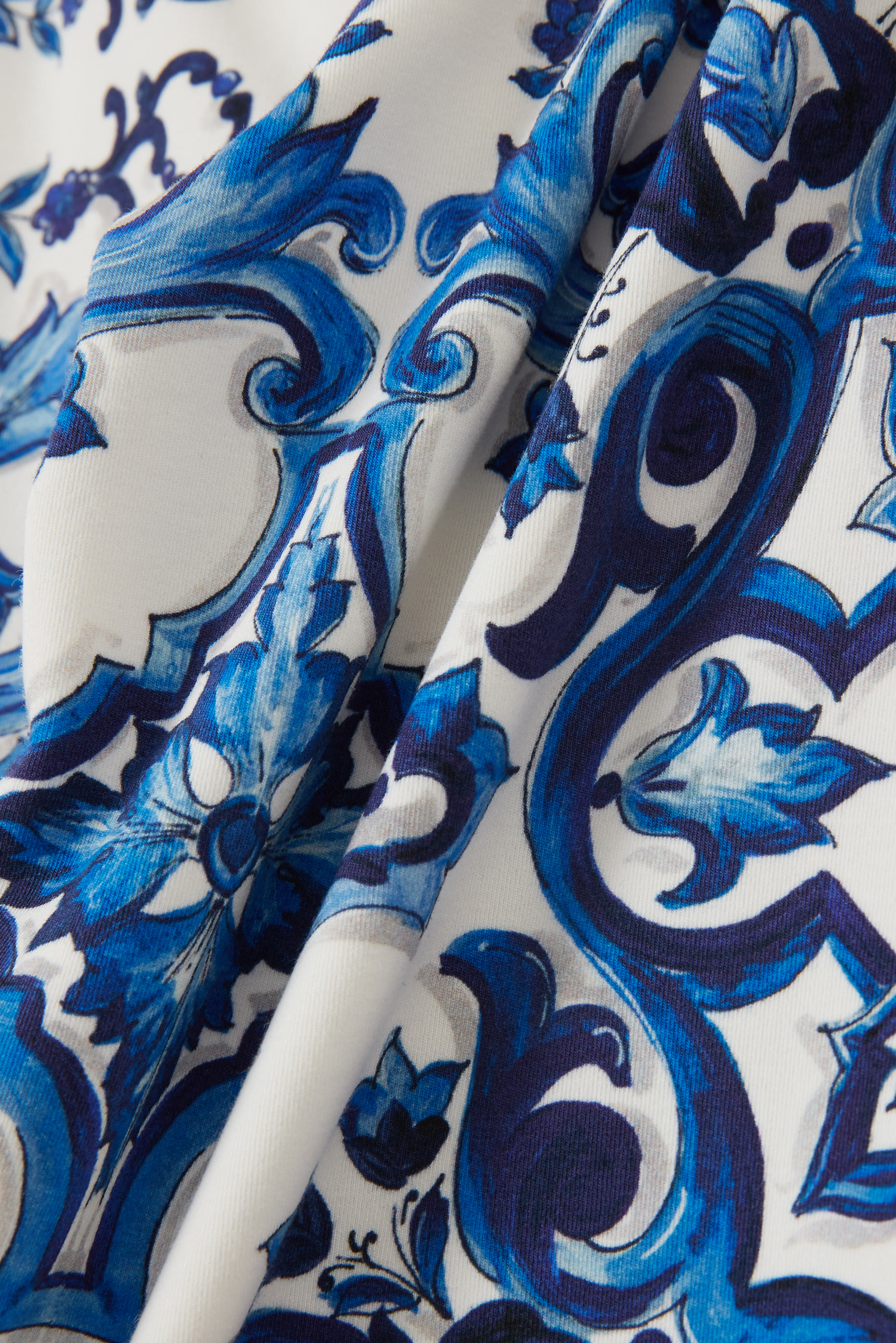 لغينغز للأطفال بطبعة ماجوليكا قطن بنسيج متشابك