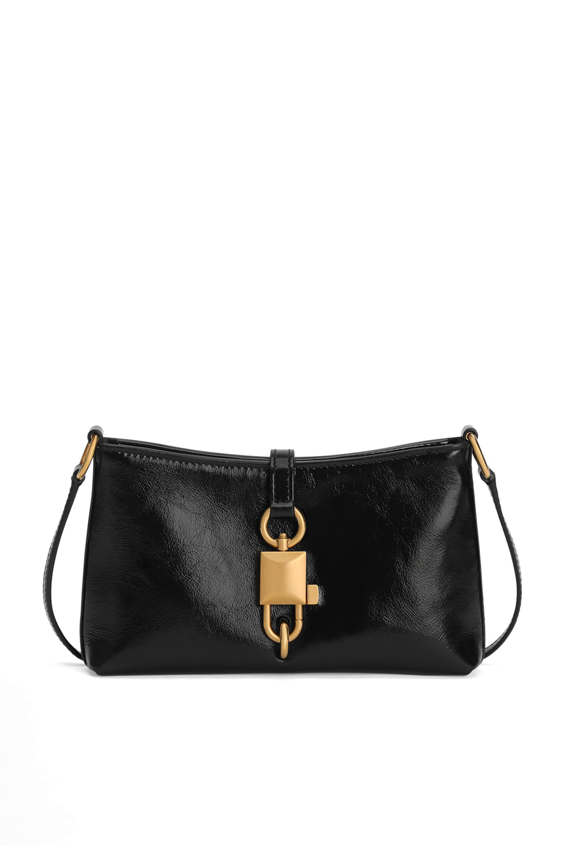 حقيبة كتف بقفل