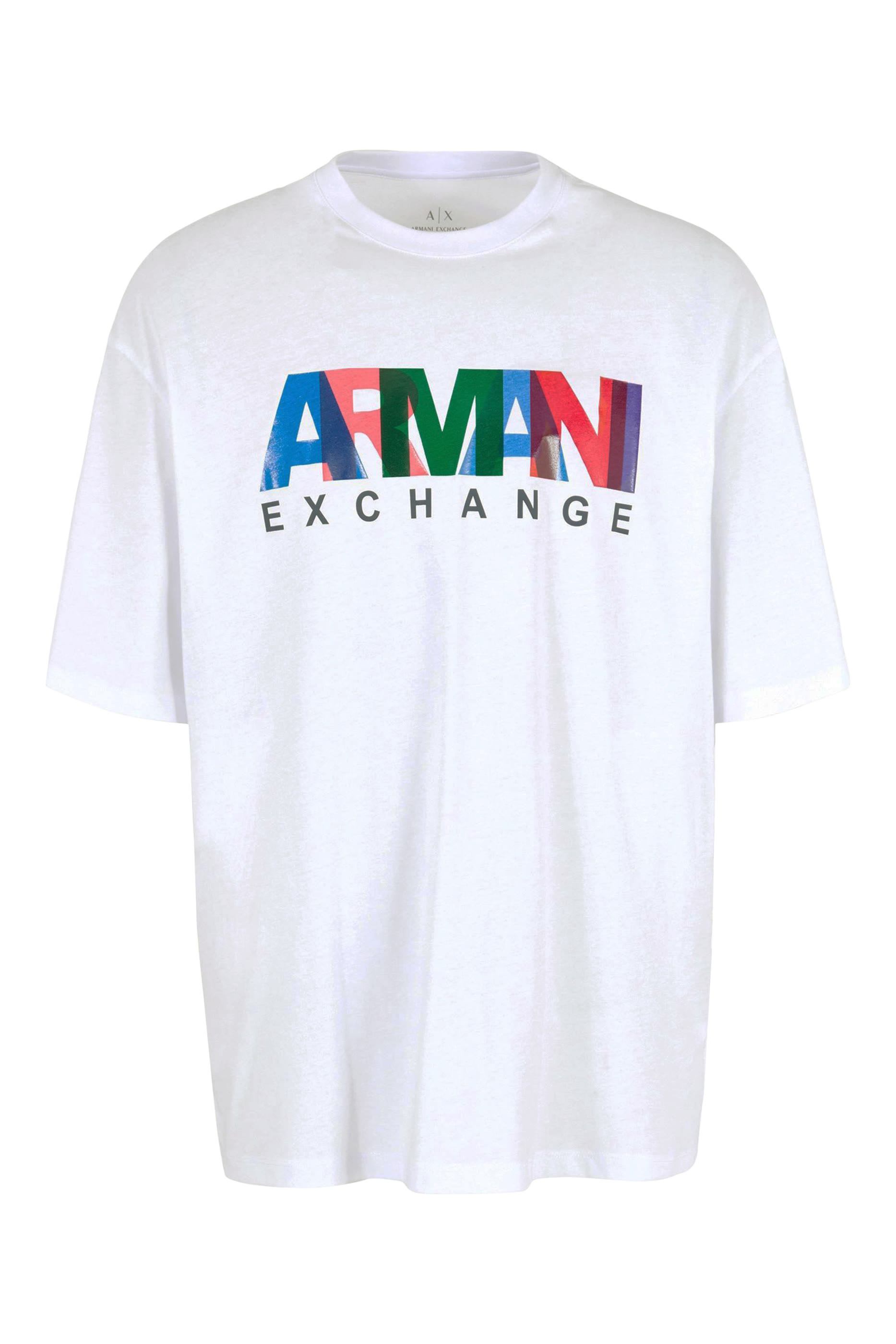 تيشيرت بقصة عادية بياقة ضيقة