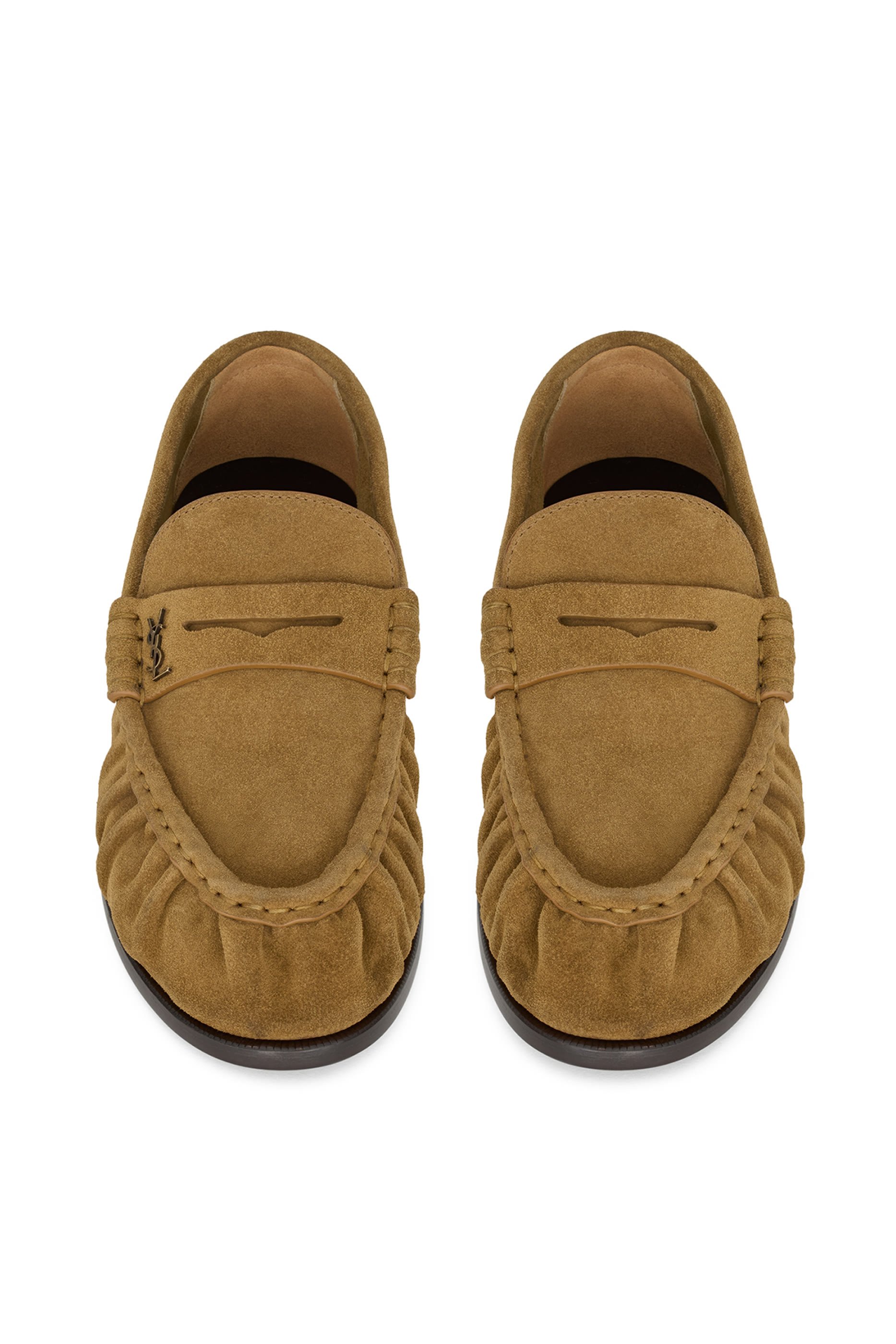 حذاء سهل الارتداء جلد لامع