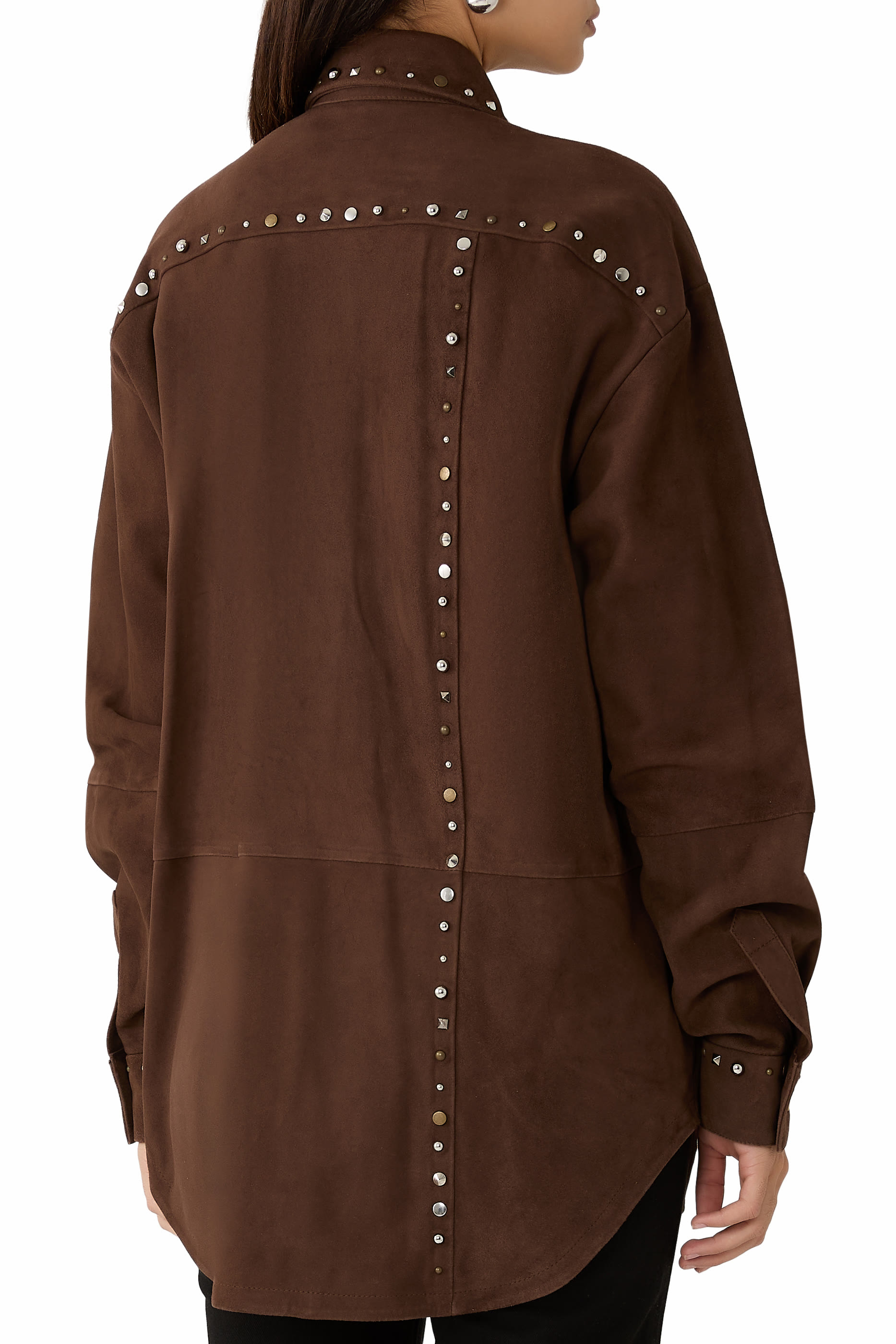 قميص مزين بحلي