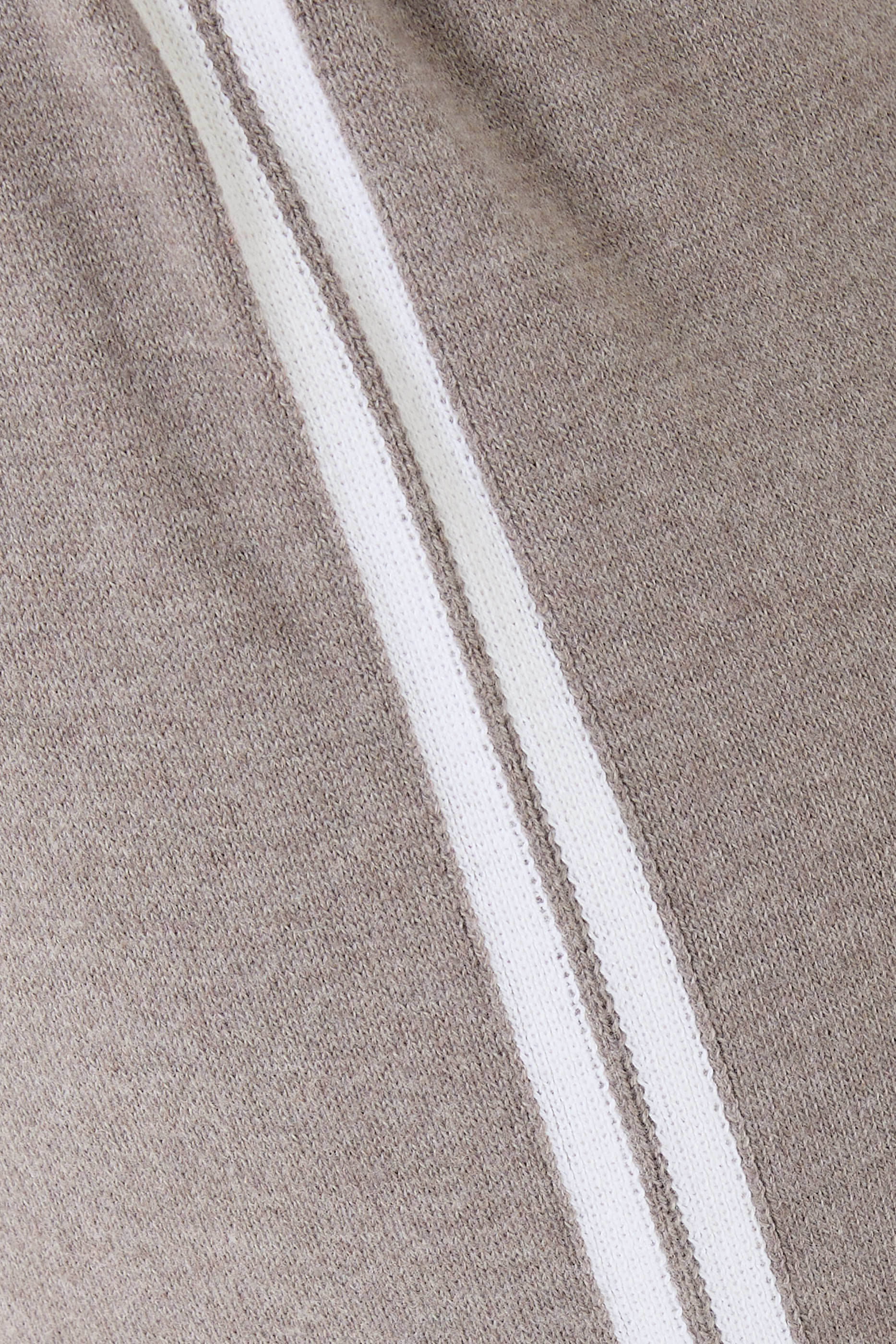 بنطال بخطوط جانبية واسعة قطن غني