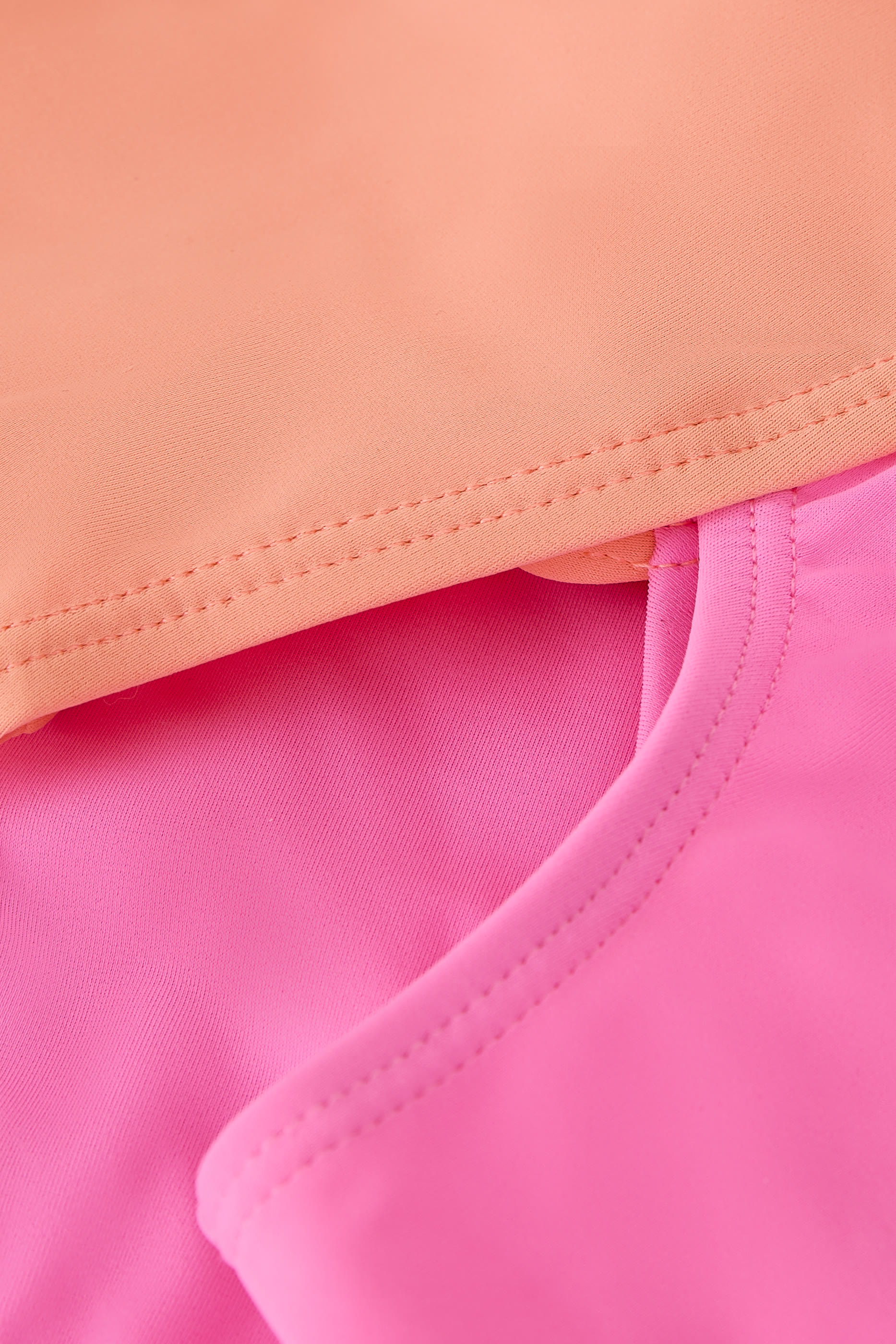 بدلة سباحة كاندي بكتف مكشوف مقسمة بألوان للأطفال