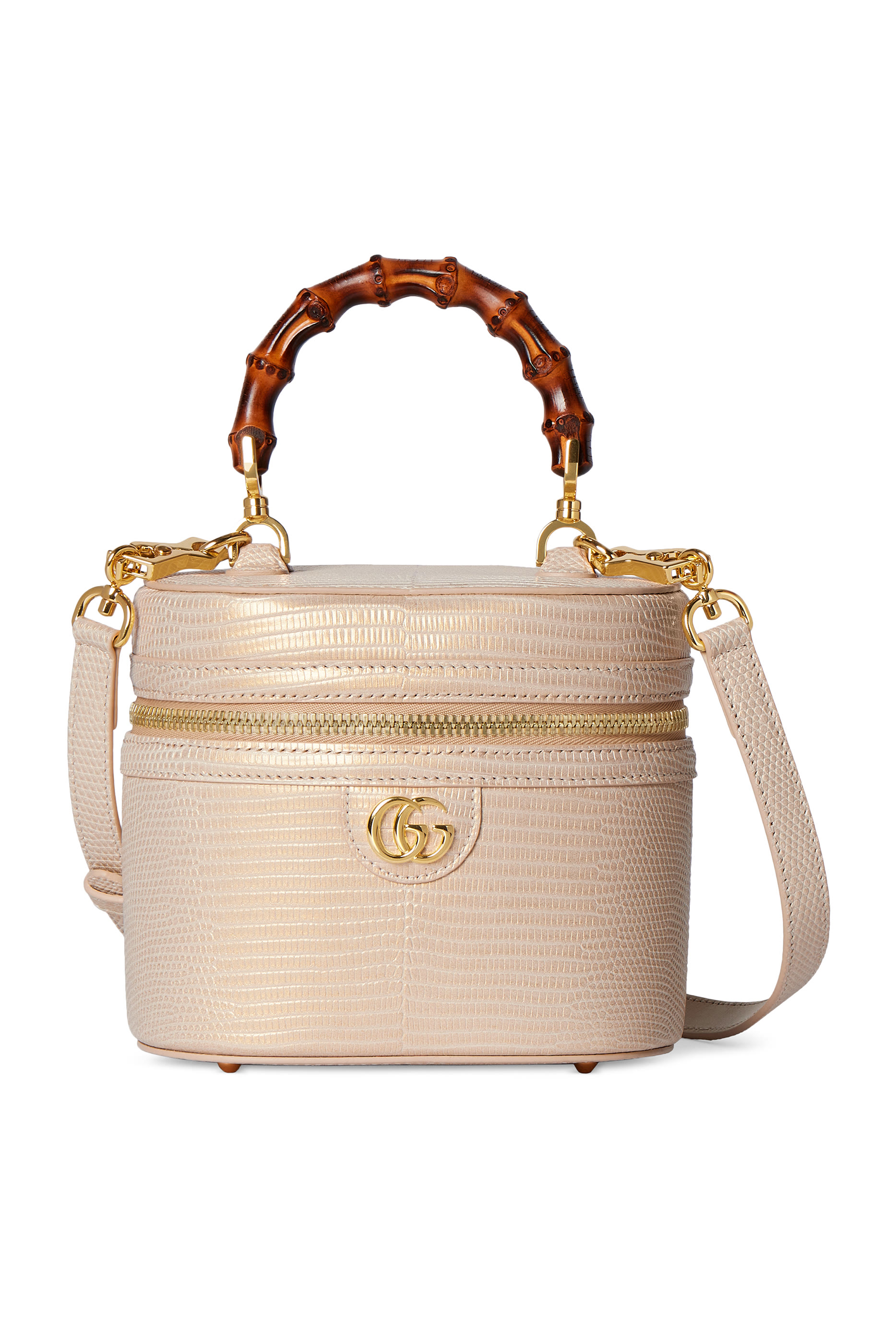 حقيبة مكياج صغيرة بيد بامبو