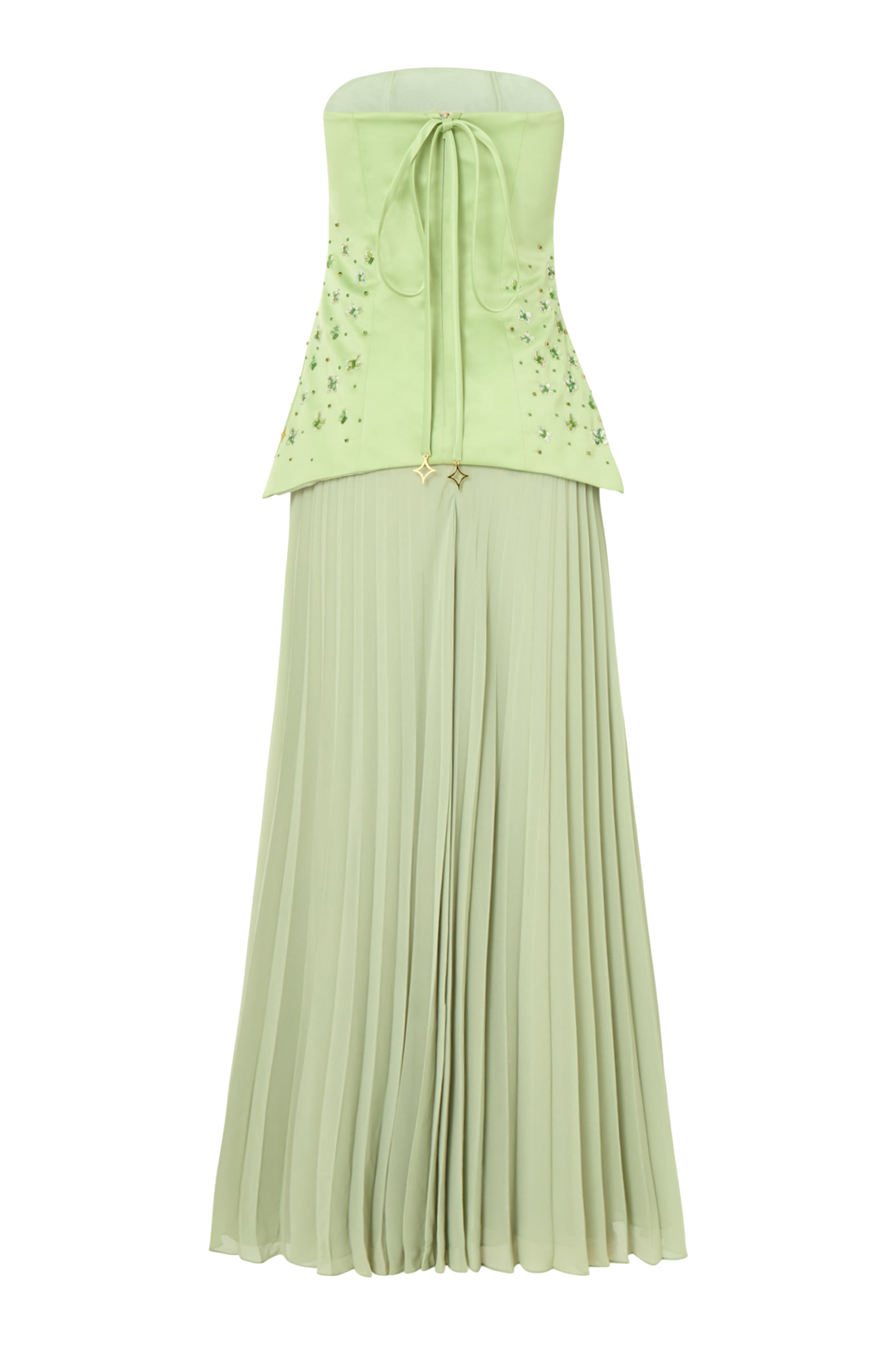 فستان دريمز مزين بترتر