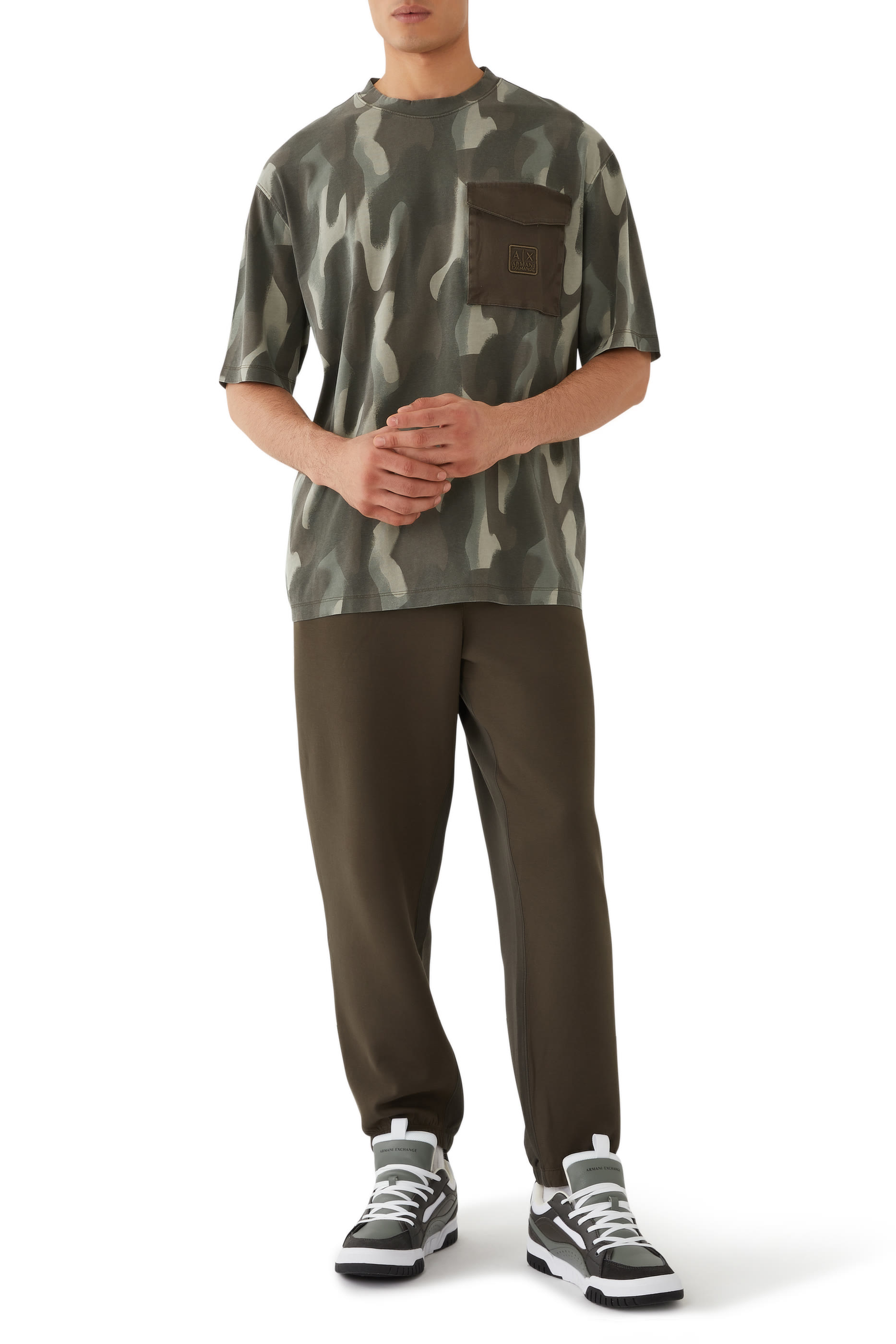 تيشيرت إيربن إكسبيديشن بياقة ضيقة قطن