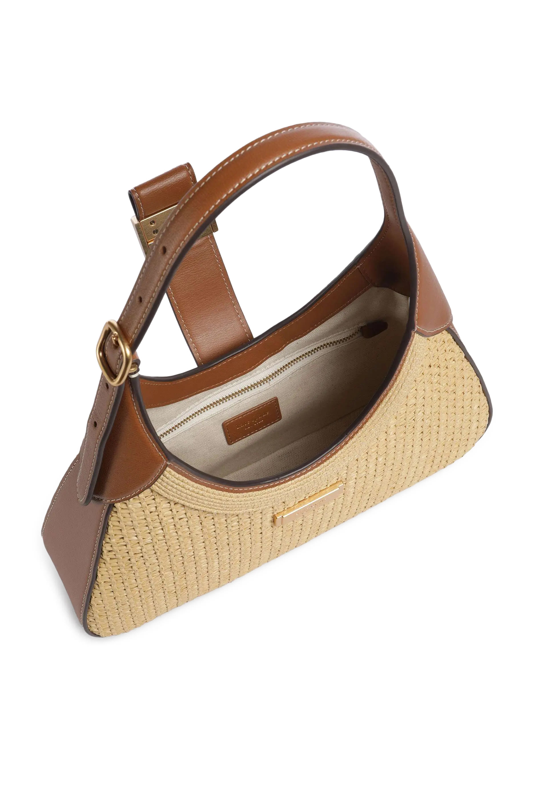 حقيبة كتف نوفو صغيرة قش