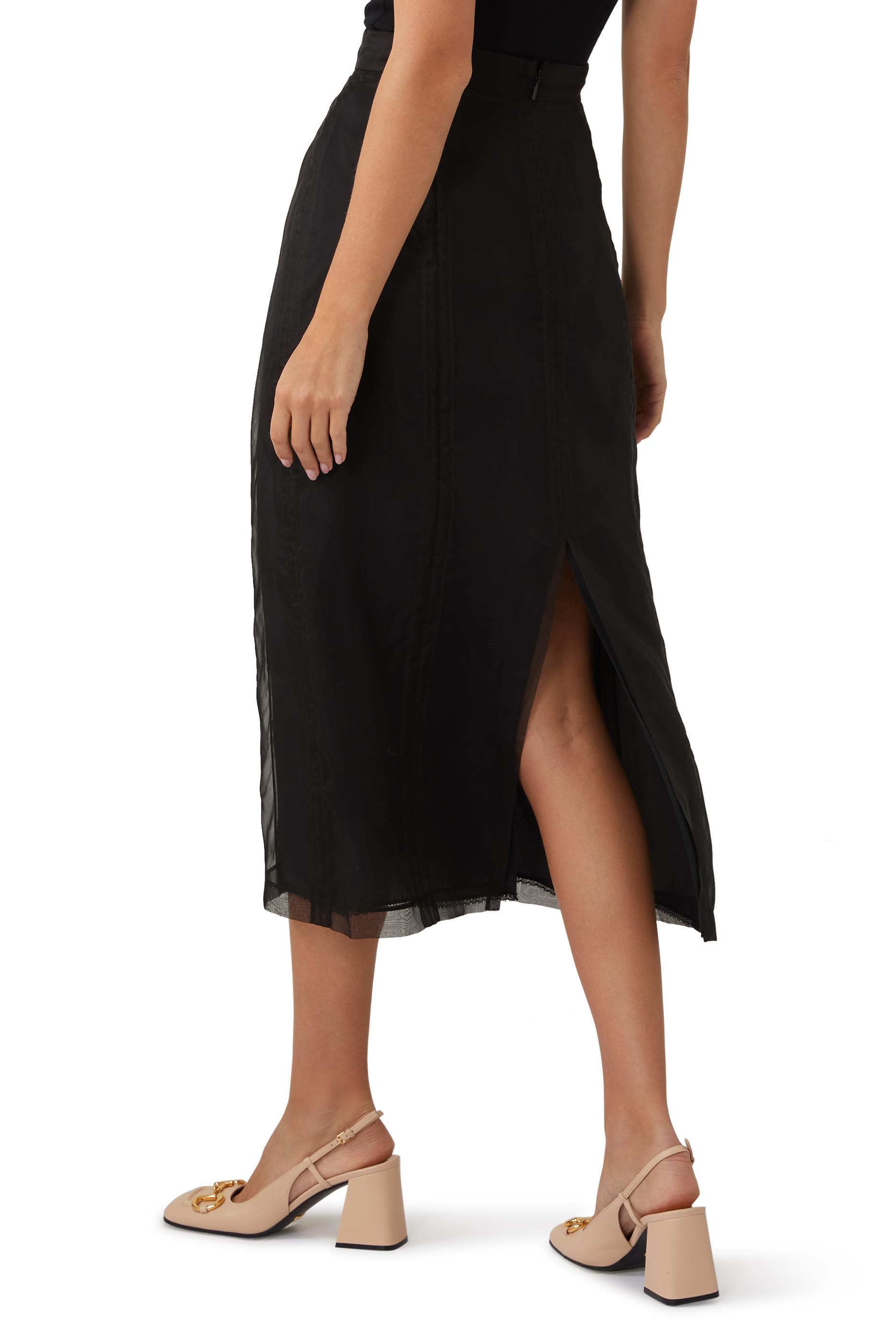 تنورة حرير أورجانزا