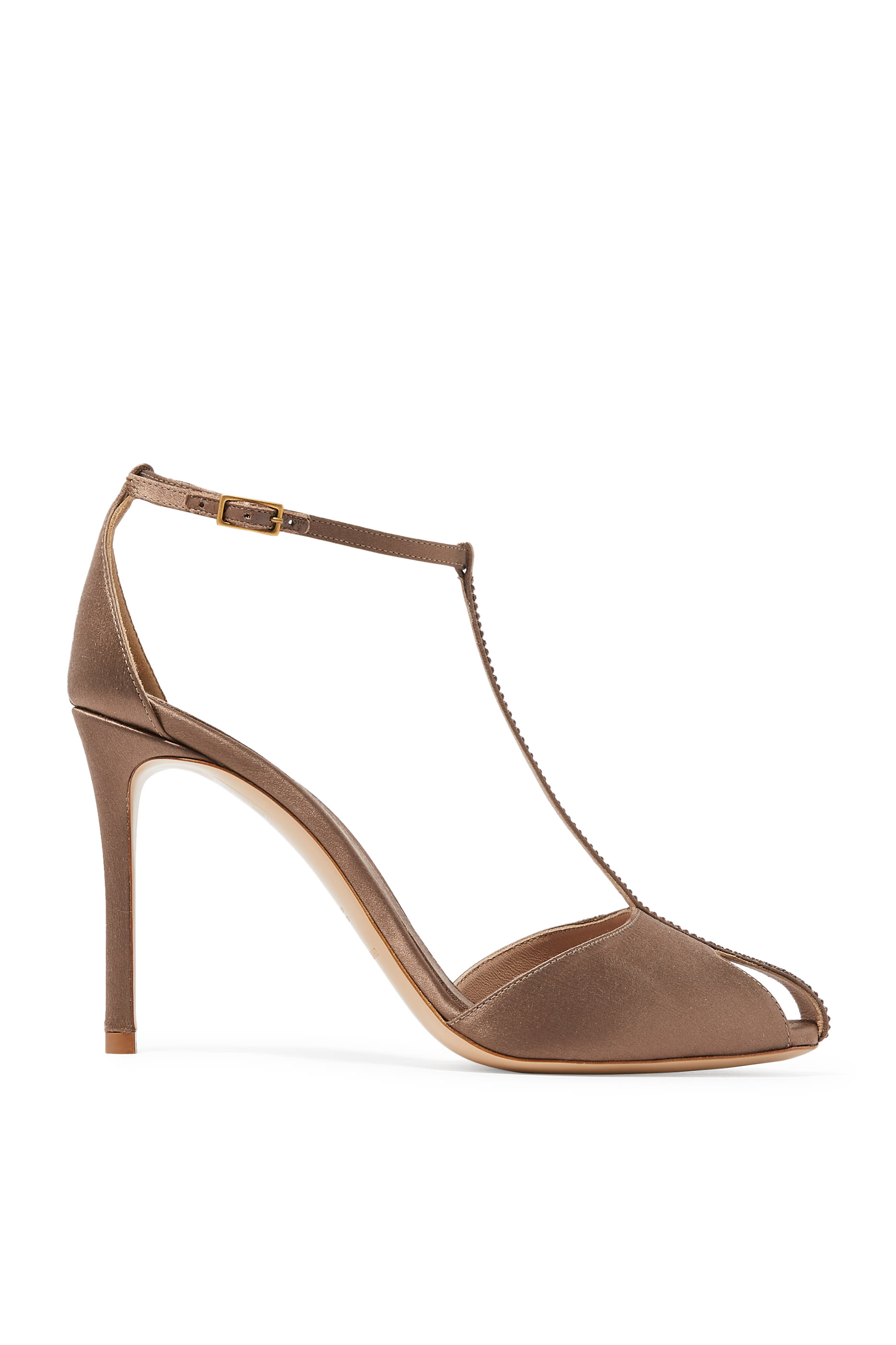 صندل 95 بسيور على شكل حرف T ساتان