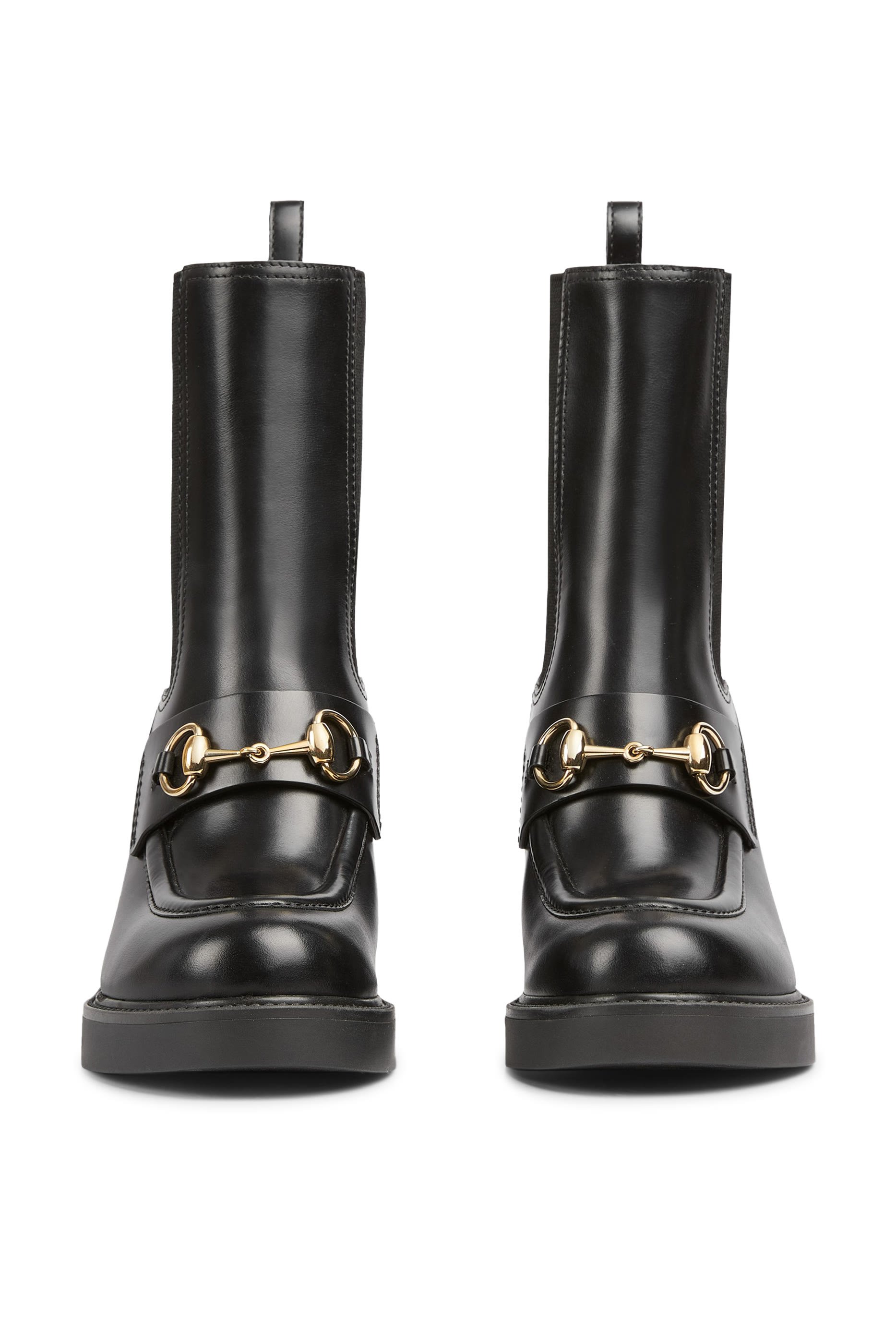 حذاء بوت 70 بطول الكاحل بشعار الماركة