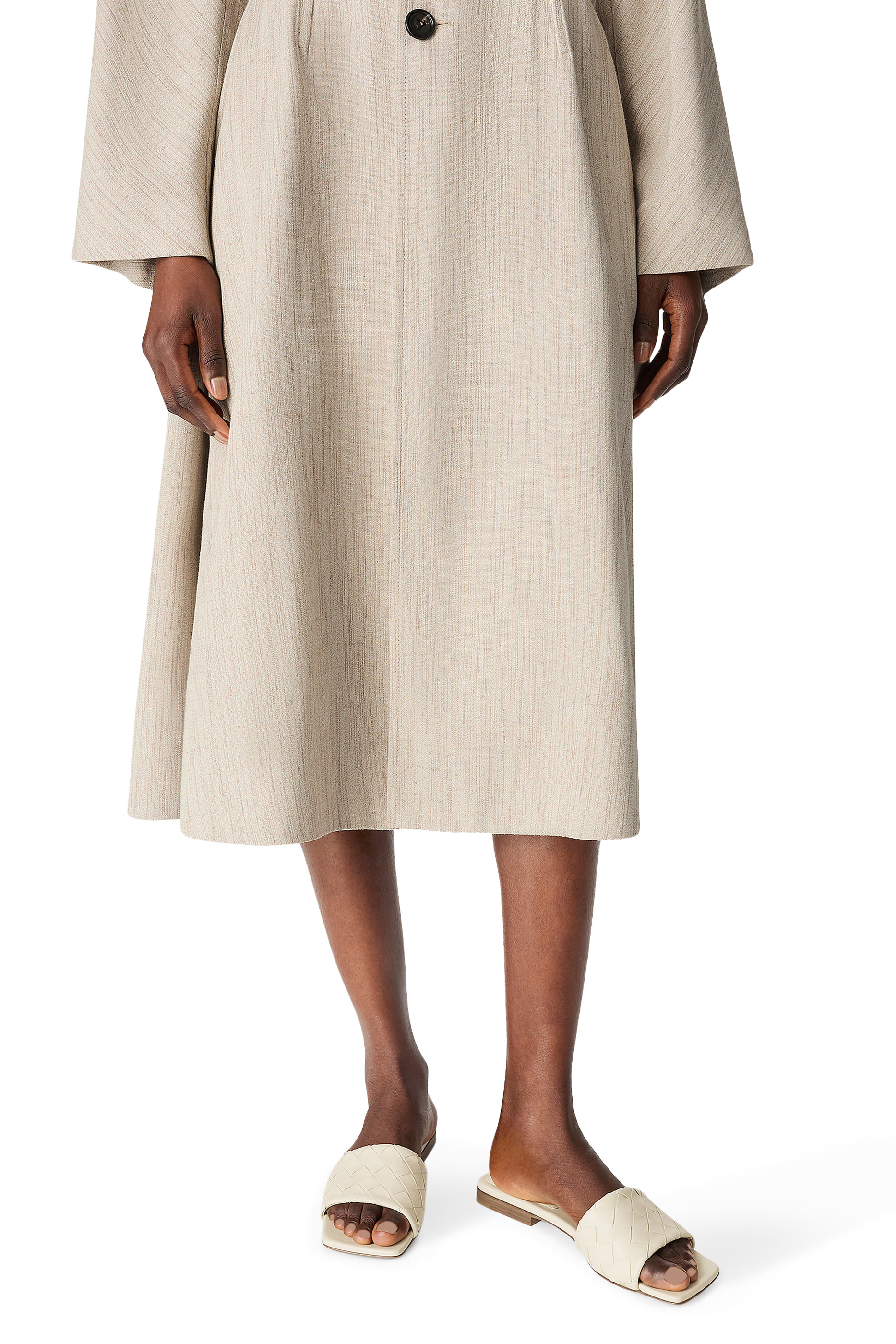 حذاء باركو مفتوح من الخلف بنعل مسطح