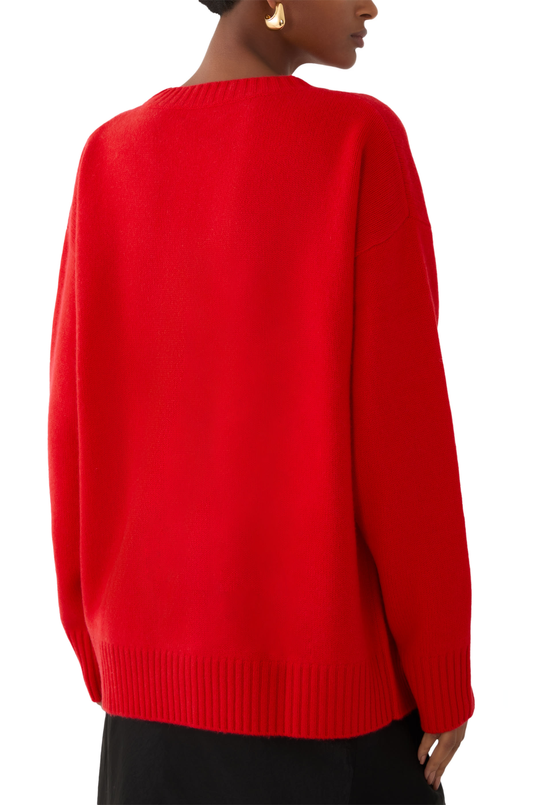 سترة منسوجة بشعار سانت موريتز ايز ناي هوم تاون