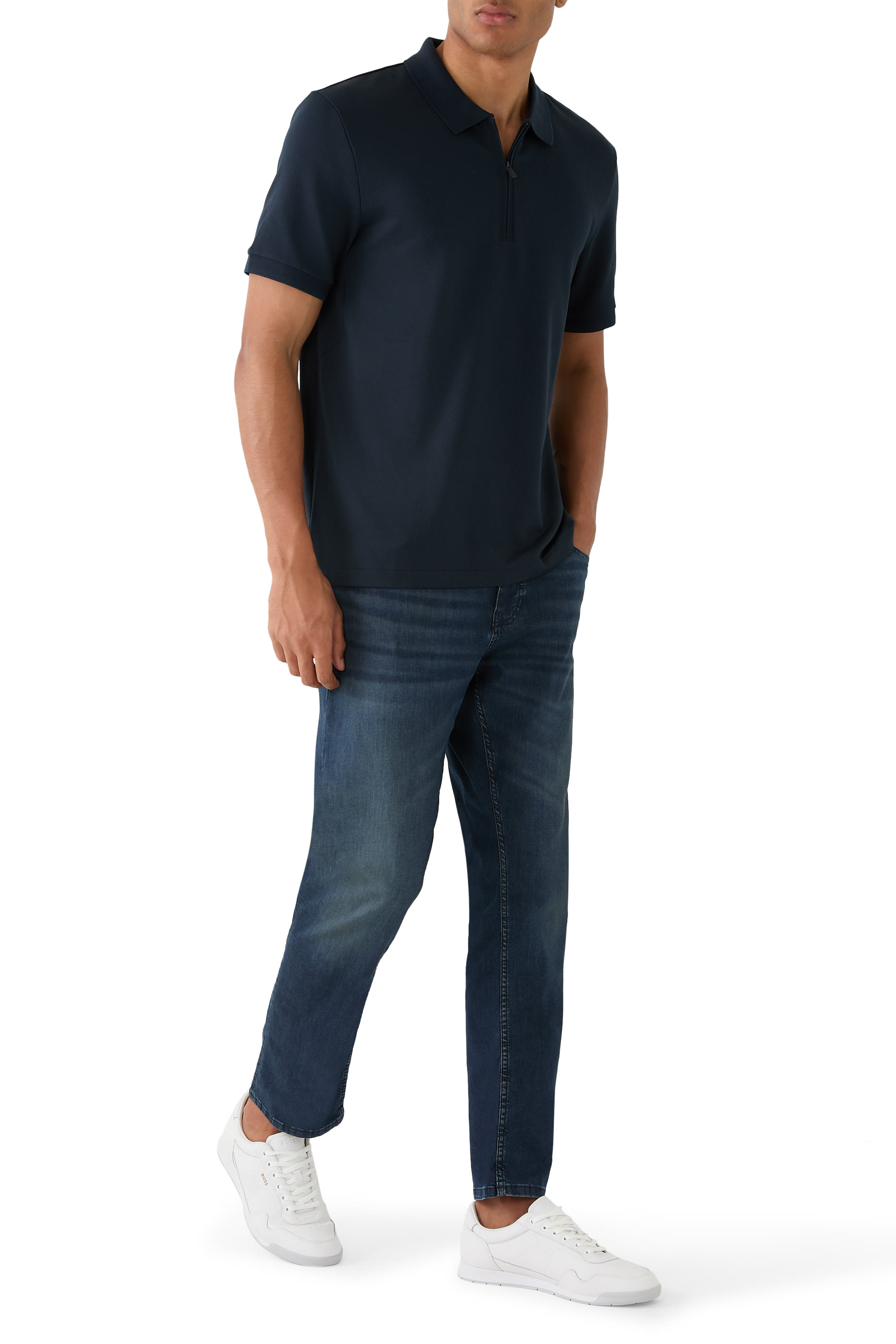 بنطال جينز ديلوير بقصة ضيقة دنيم مطاطي مريح