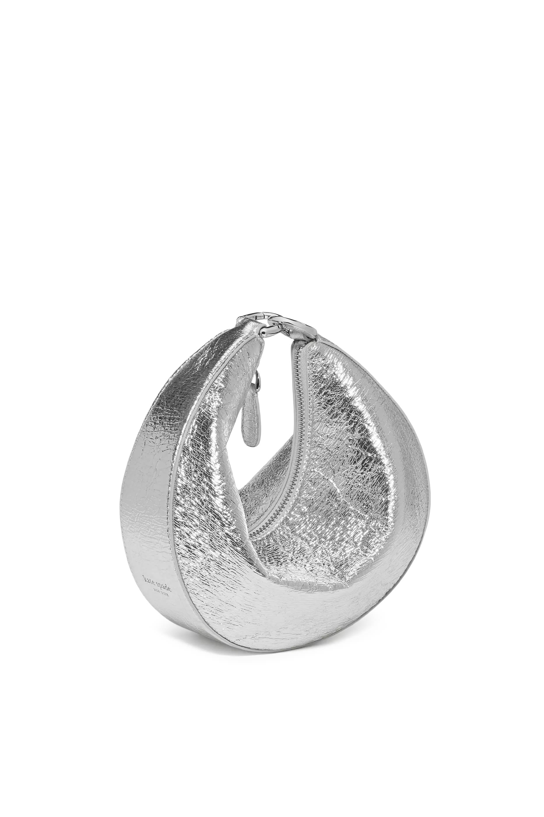 حقيبة كروس بودي ديو جلد لامع مجعد