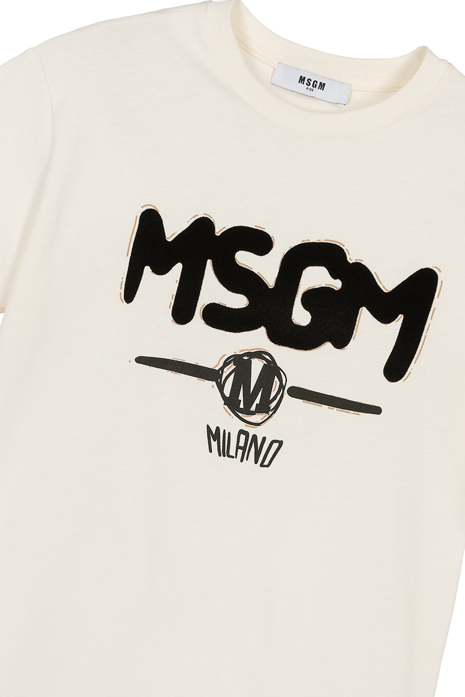 تيشيرت بشعار الماركة جيرسيه قطن للأطفال