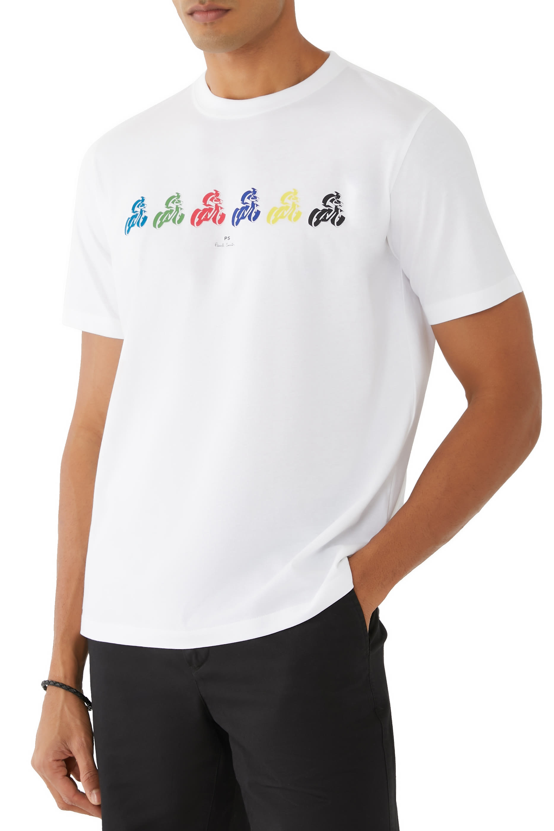 تيشيرت قطن بشعار الماركة 