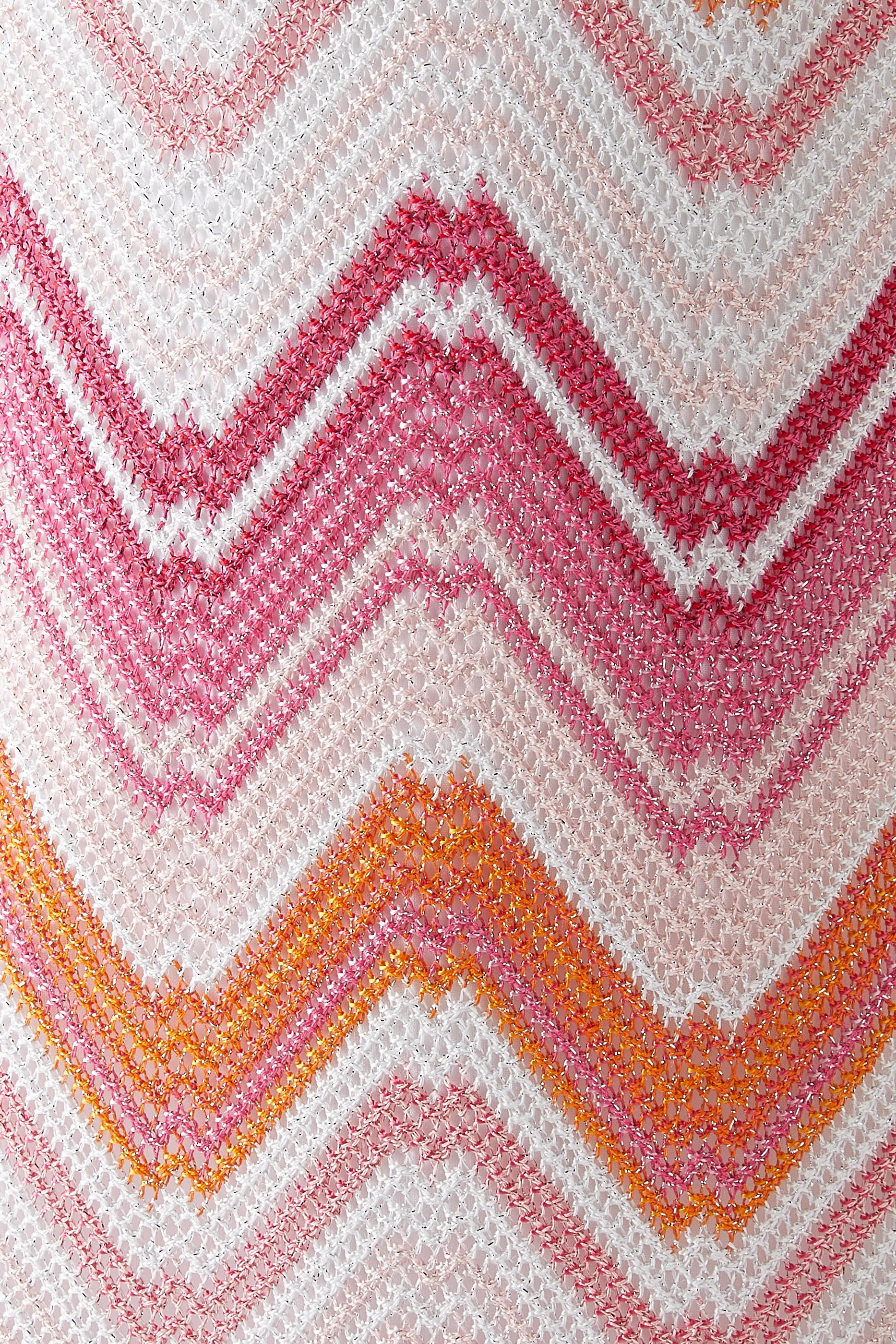 فستان بنقشة خطوط متعرجة قطن للأطفال