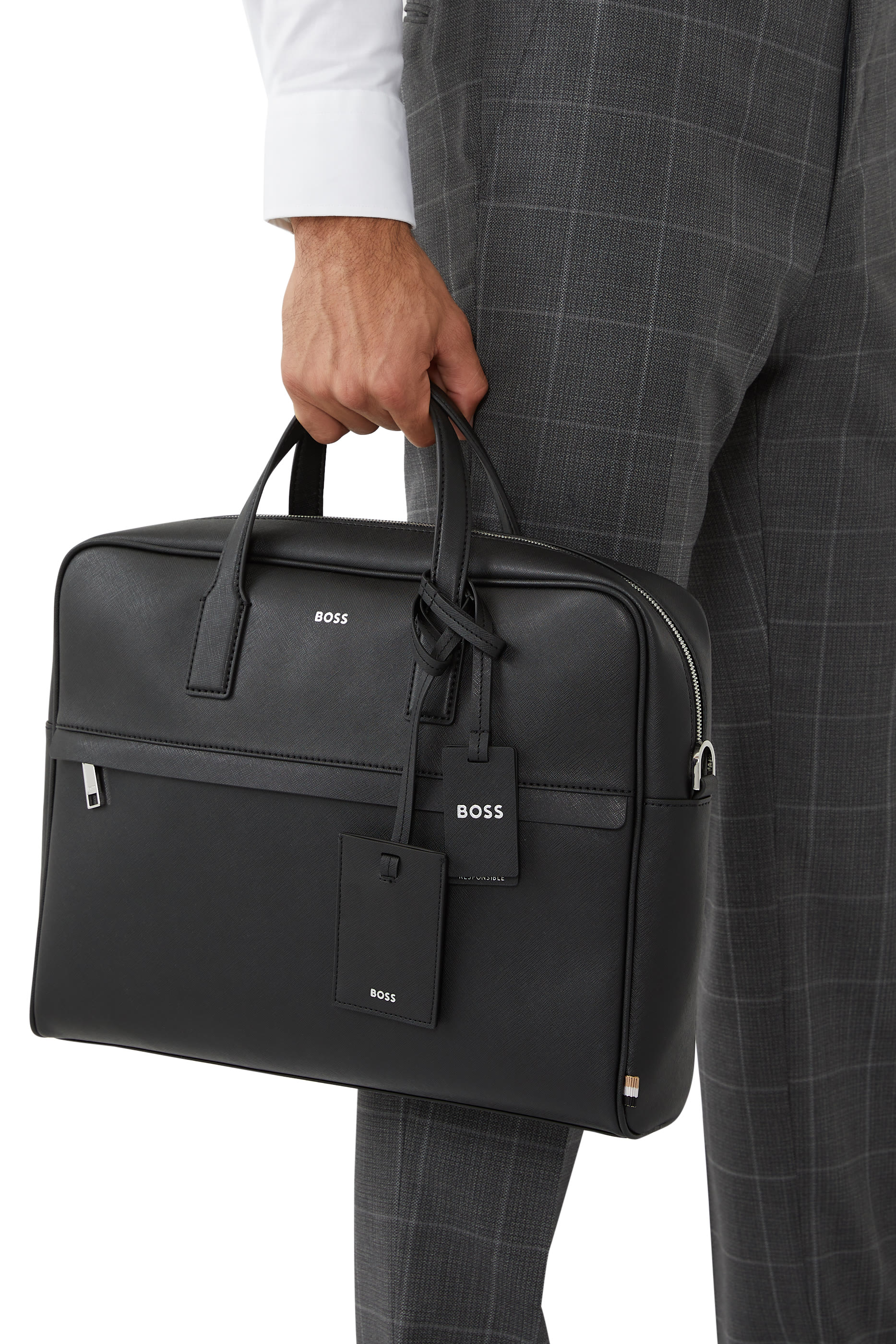 حقيبة وثائق زير جلد