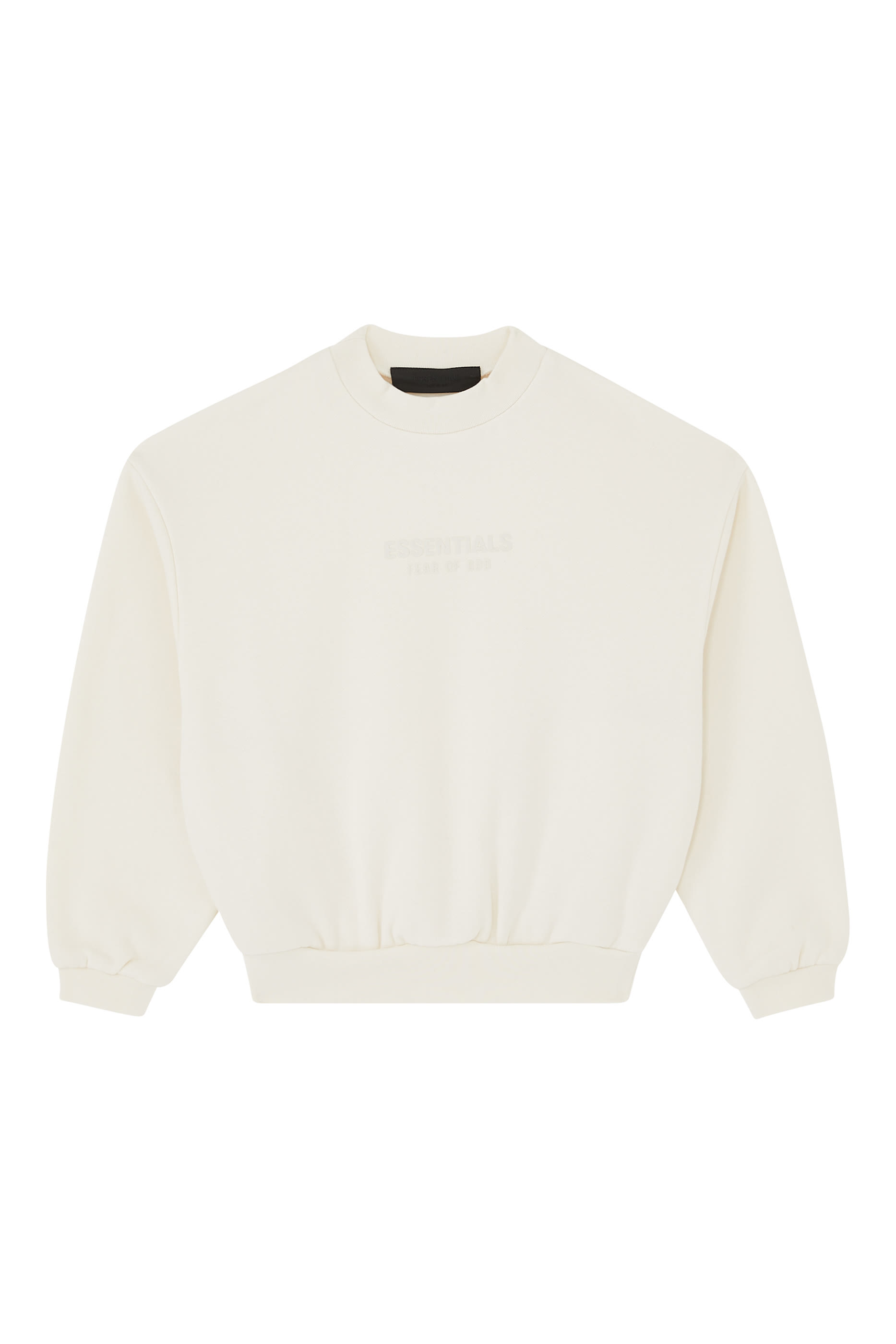 سويت شيرت للأطفال بياقة ضيقة وشعار الماركة