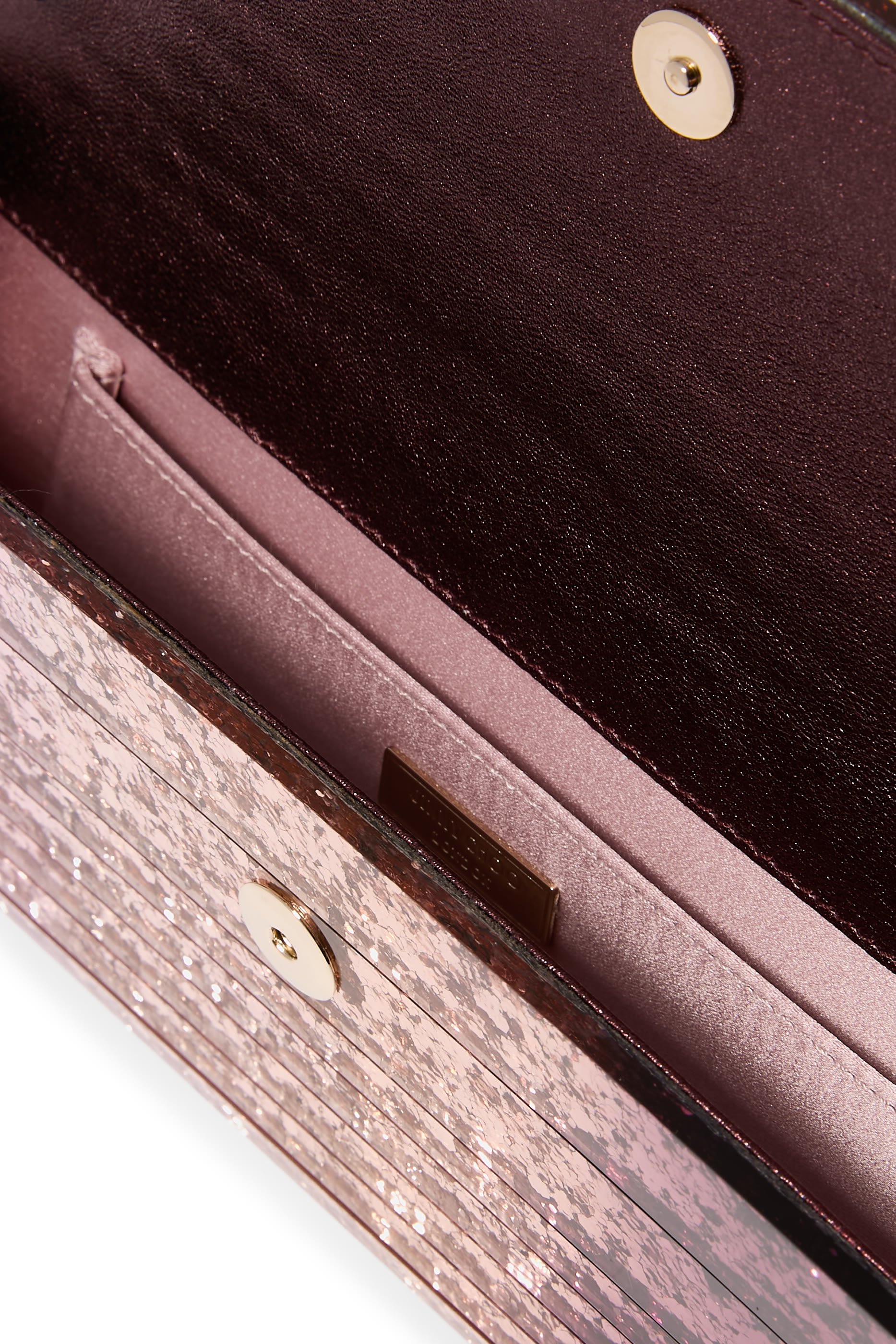 كلاتش سويتي خامة شفافة بجليتر ولون متدرج